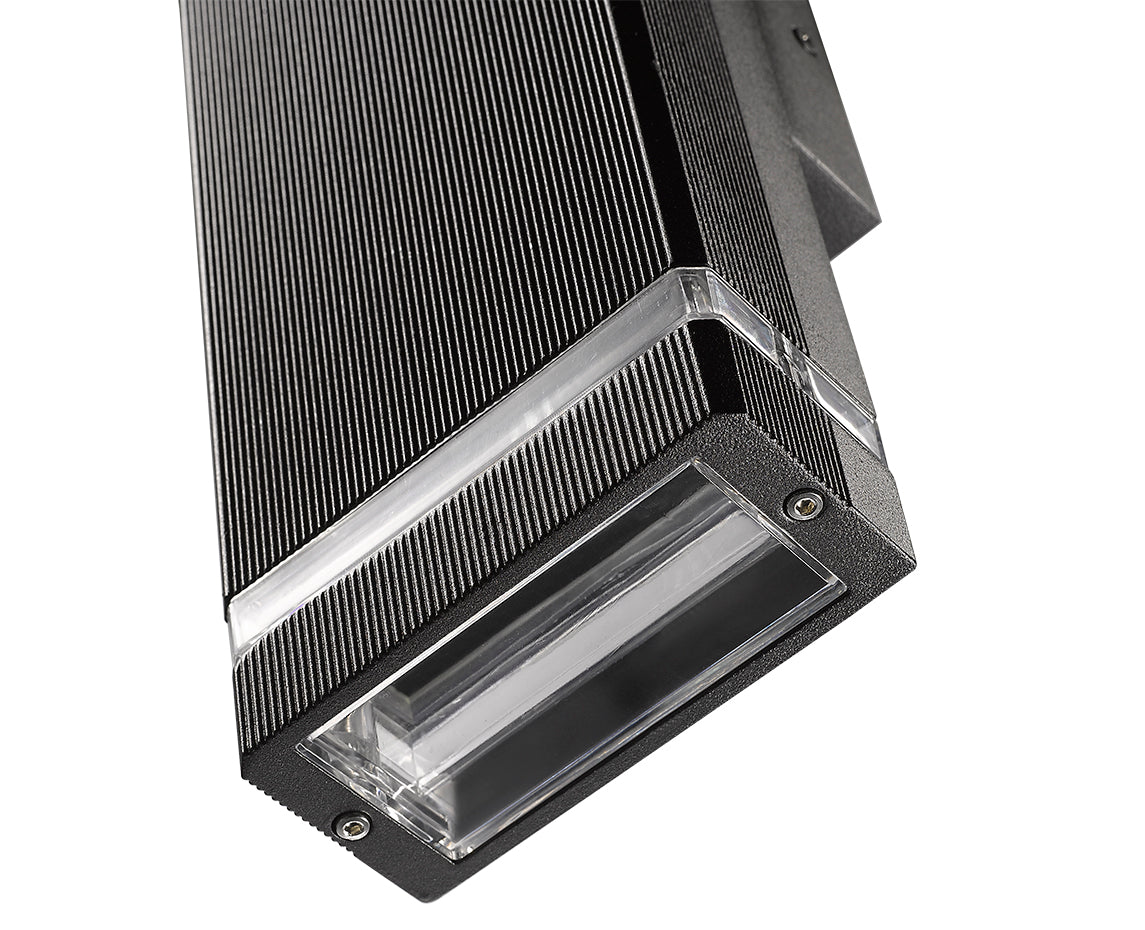 Brisson 2-Light Up Down Black Outdoor Wall Light-zoom-4