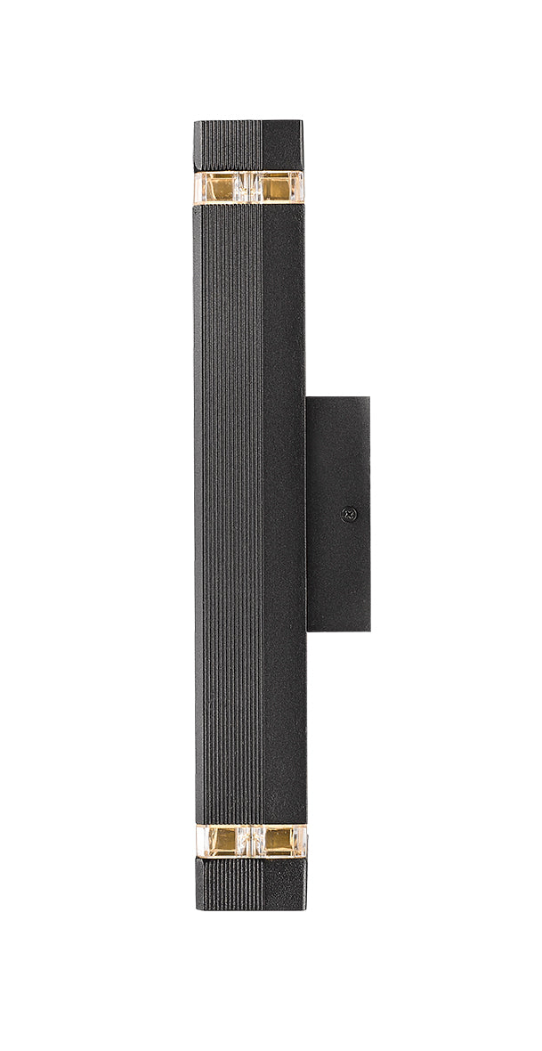 Brisson 2-Light Up Down Black Outdoor Wall Light-zoom-5