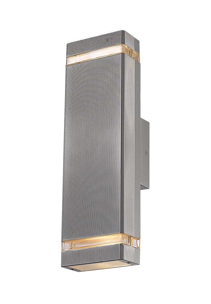 Brisson 2-Light Up Down Black Outdoor Wall Light-zoom-2