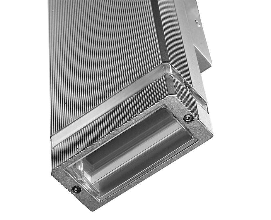 Brisson 2-Light Up Down Black Outdoor Wall Light-8