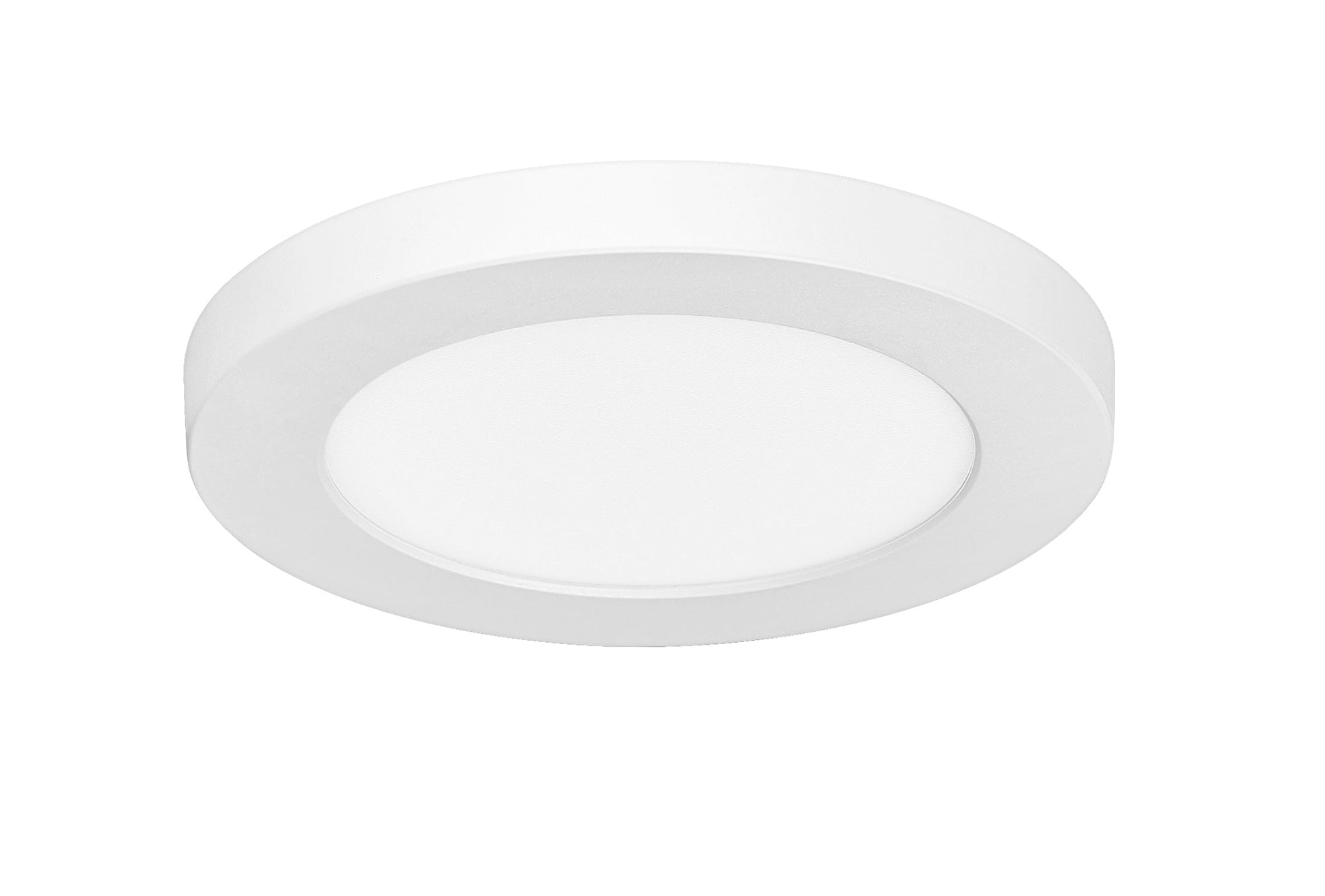 5" Slim Disk LED Flush Mount White-1