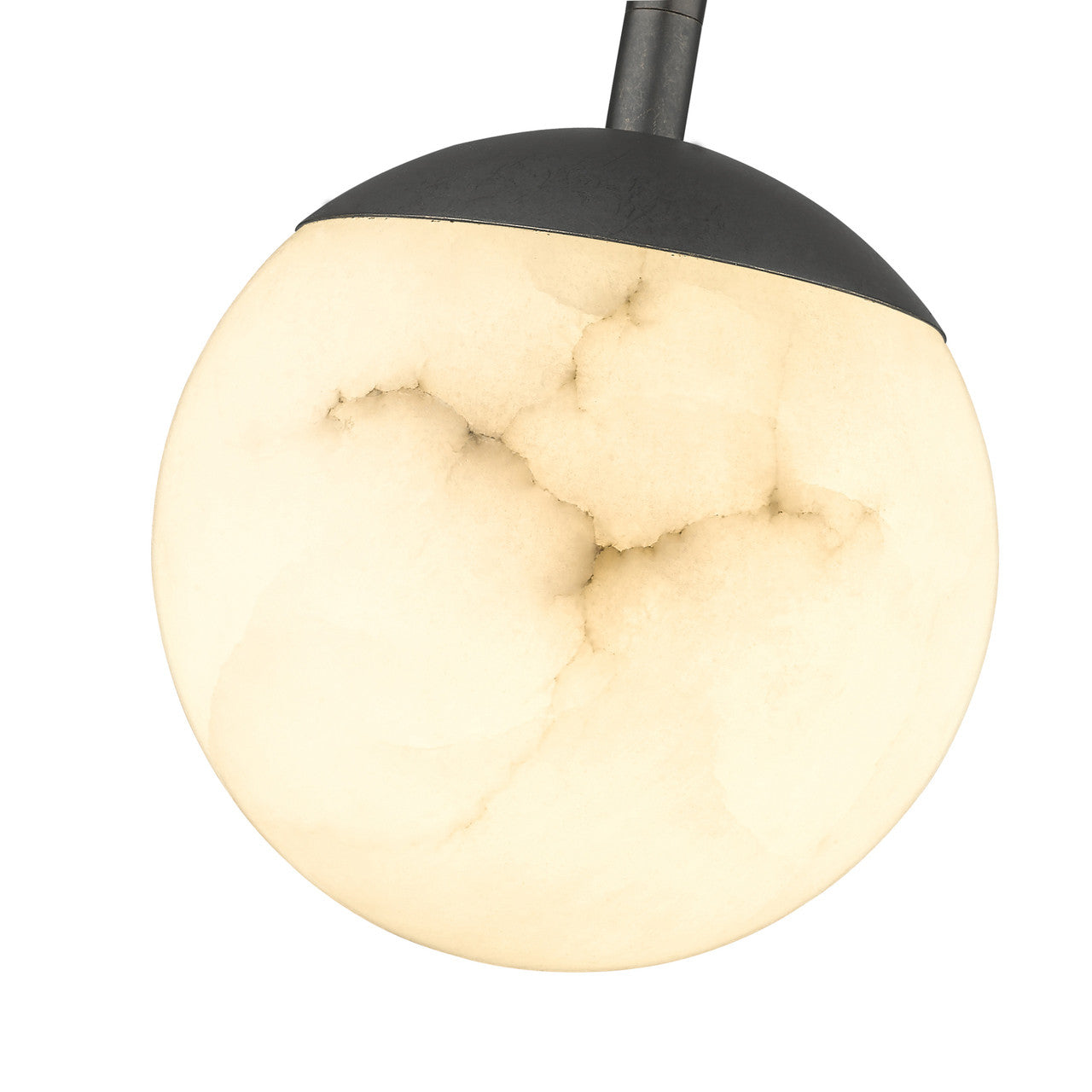 Amelia 3-Light Semi-Flush Light Featuring Hand Carved Alabaster By Modition Lighting-zoom-3
