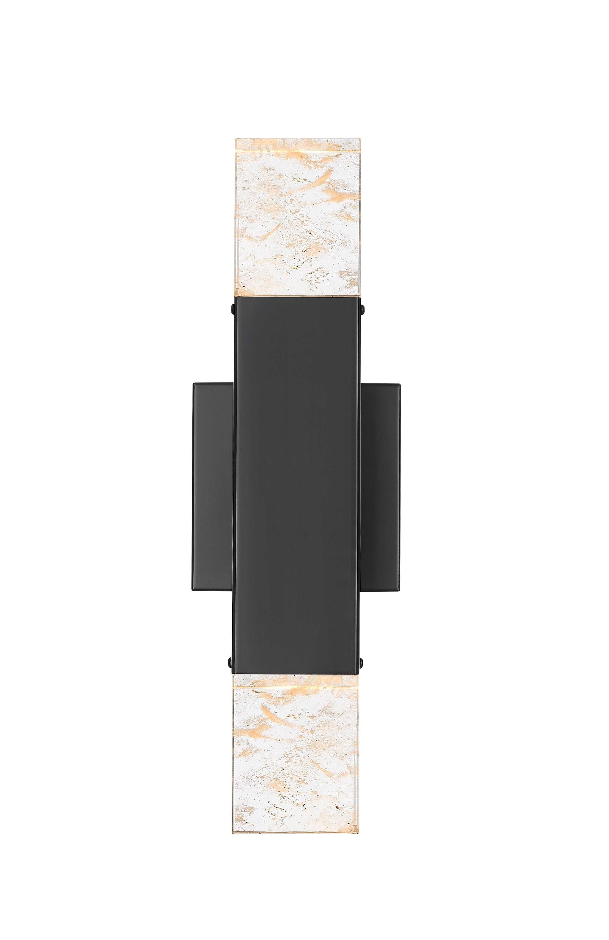 Quartz 2-Light Replaceable Up/Down Stainless Steel Outdoor Wall Light Modition Lighting