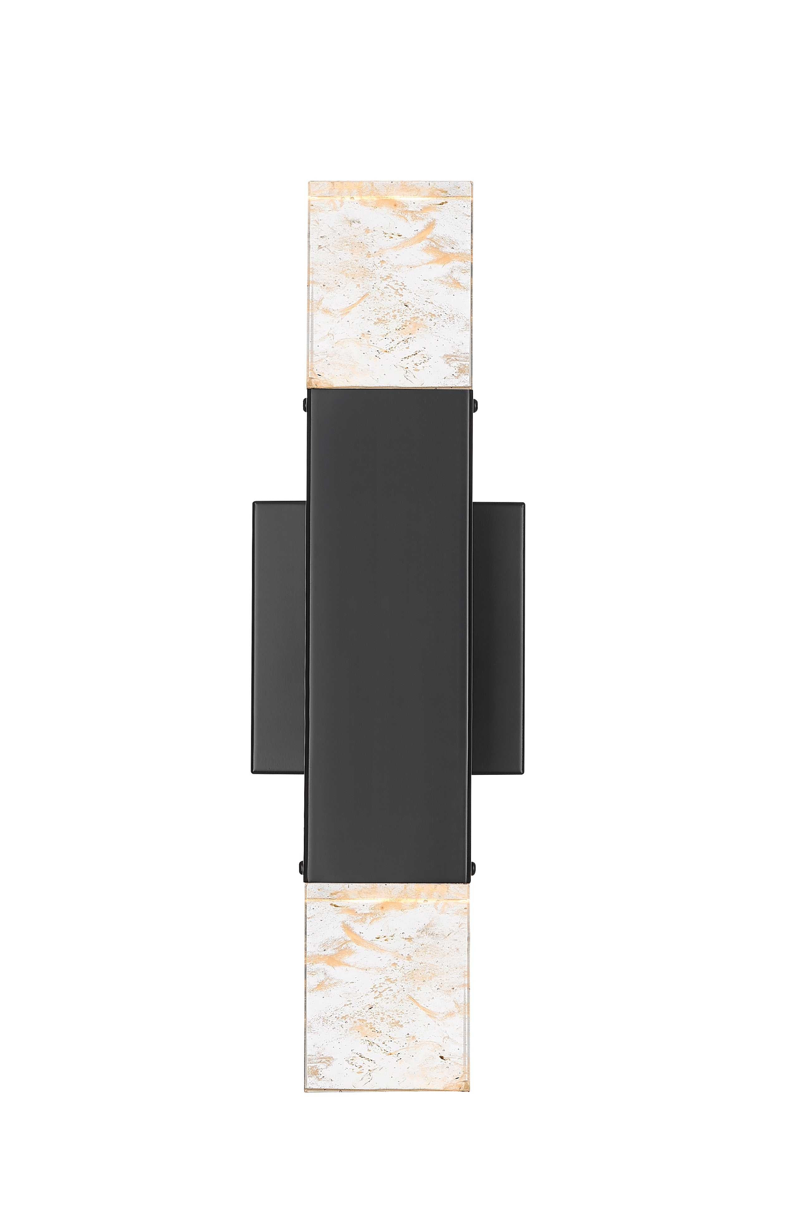 Quartz 2-Light Replaceable Up/Down Stainless Steel Outdoor Wall Light Modition Lighting