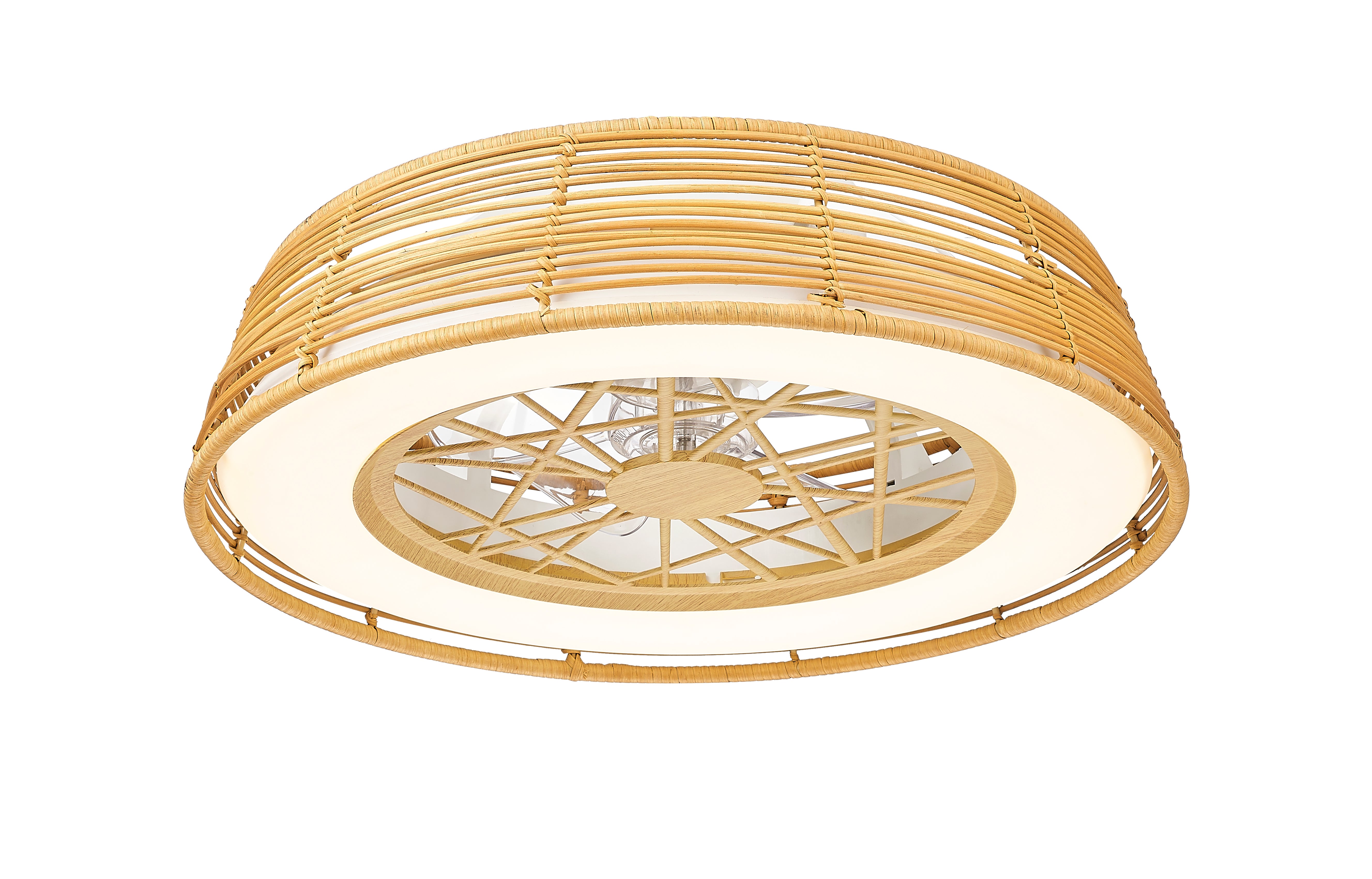 Hono 23" Smart Fandelier Fan Damp Rated