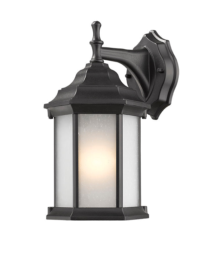 Picnic 1-Light Black Outdoor Wall Light-zoom-2