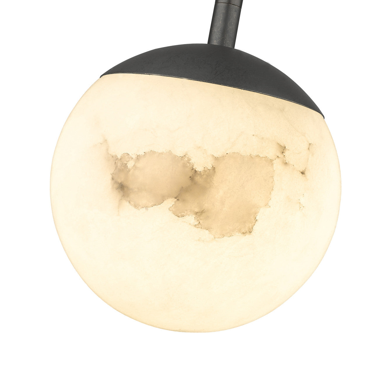 Amelia 3-Light Semi-Flush Light Featuring Hand Carved Alabaster By Modition Lighting-2