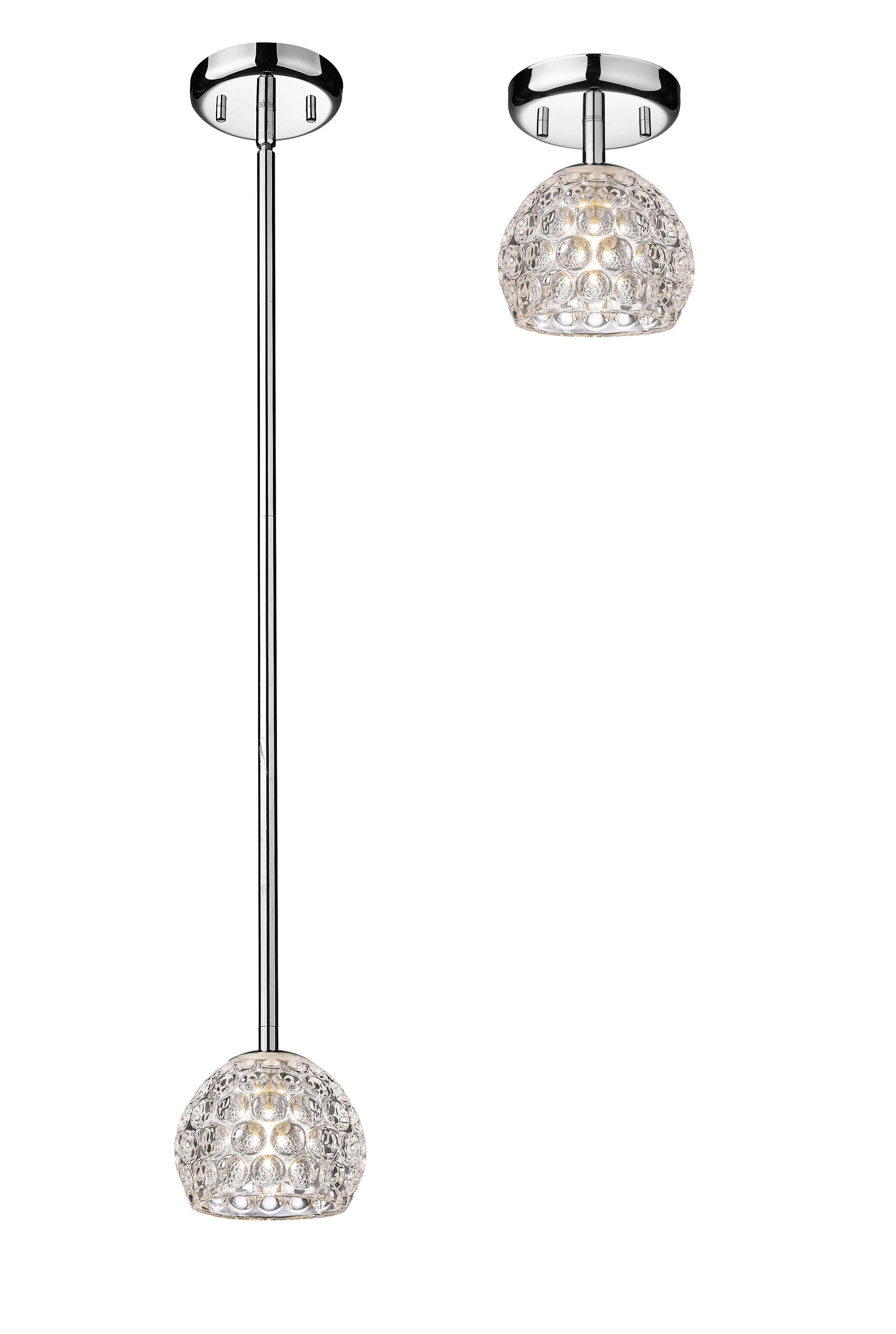 Papillon Mini Pendant/Flush Dual Mount Modition Lighting