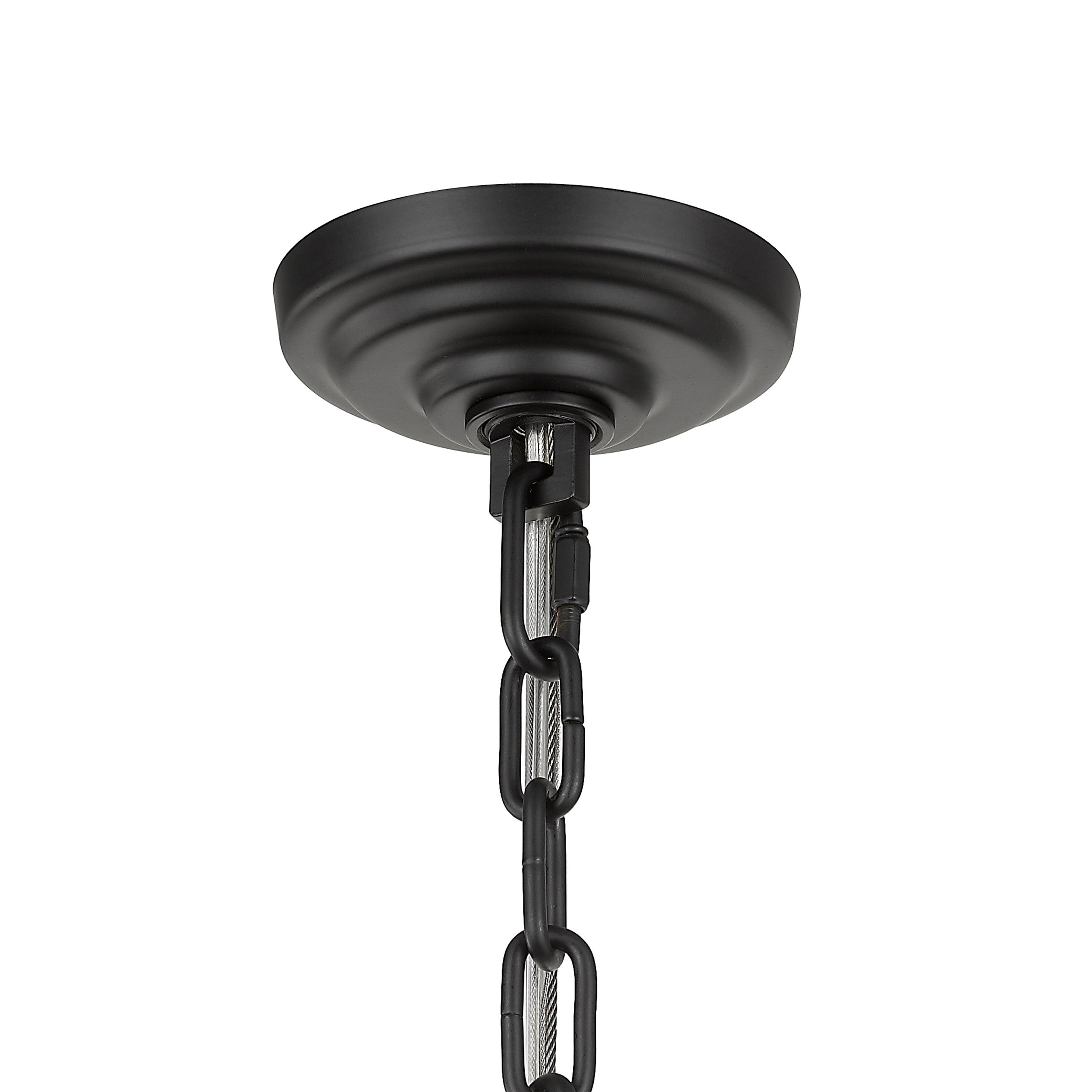 Charlotte 12-Light Black Frame Crystal Chandelier-zoom-6