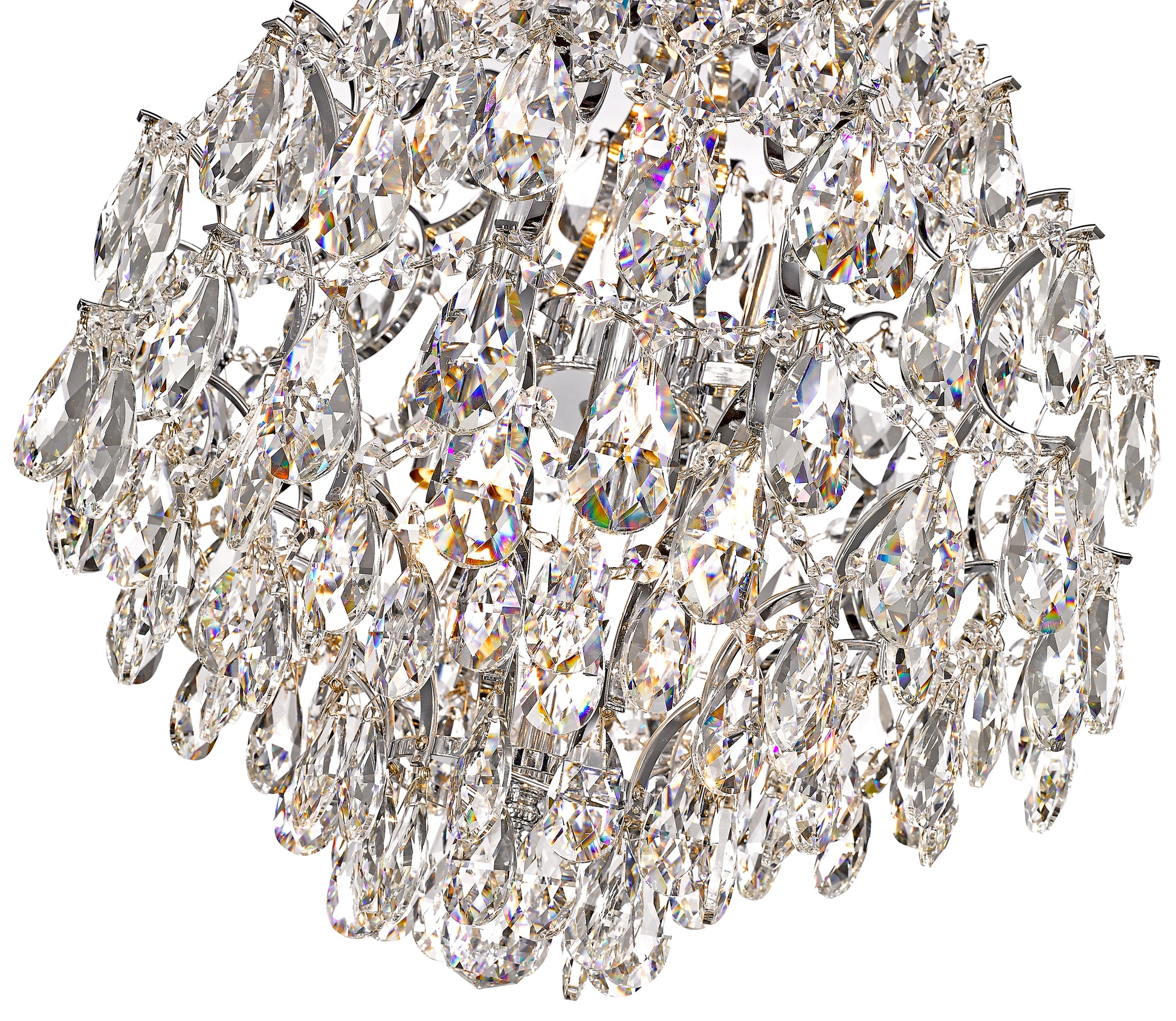 Charlotte 6-Light Black Frame Chandelier-6