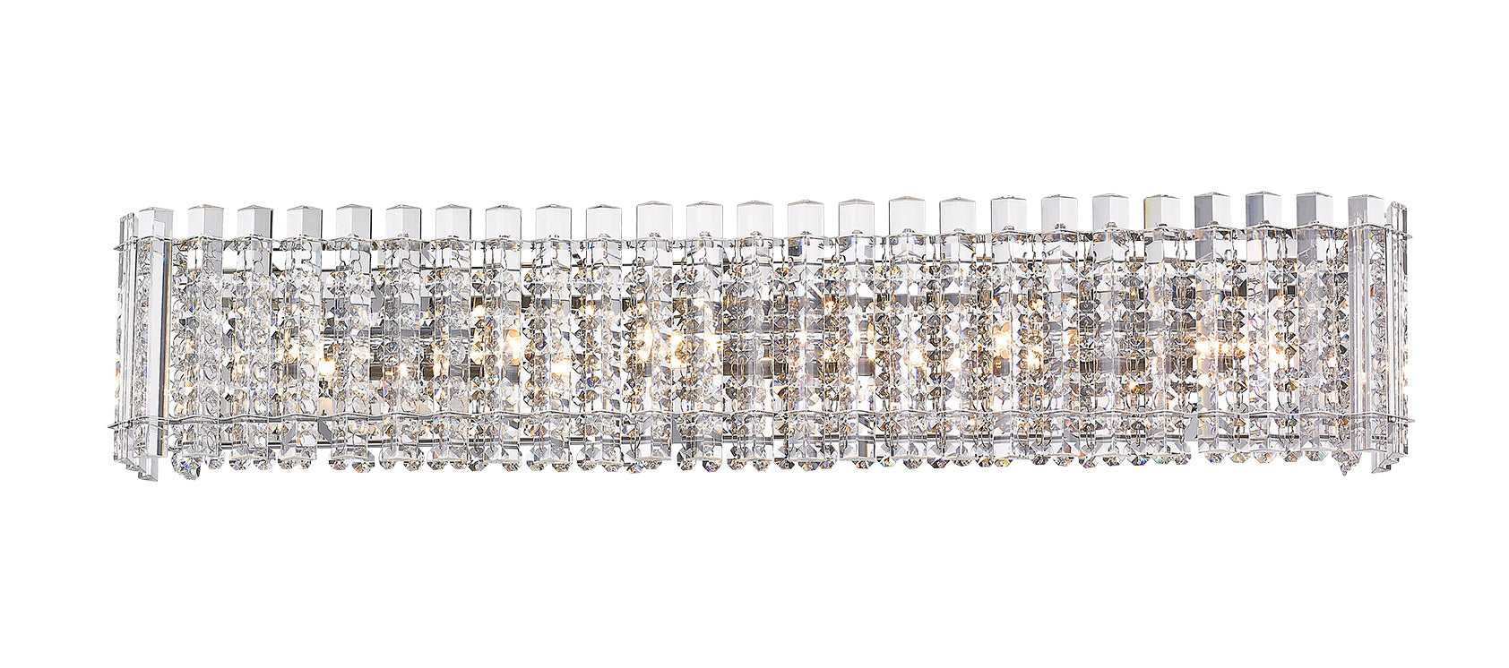 Hurley 6-Light 31" Crystal Bathroom Vanity Light Modition Lighting