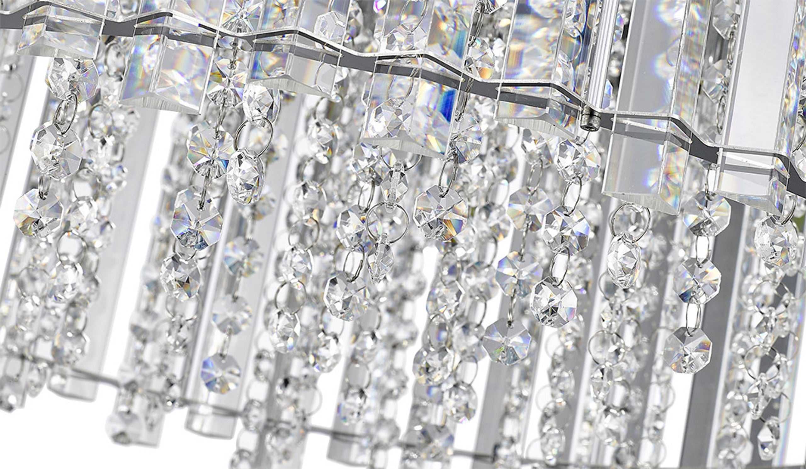 Hurley 6-Light Crystal Pendant Modition Lighting