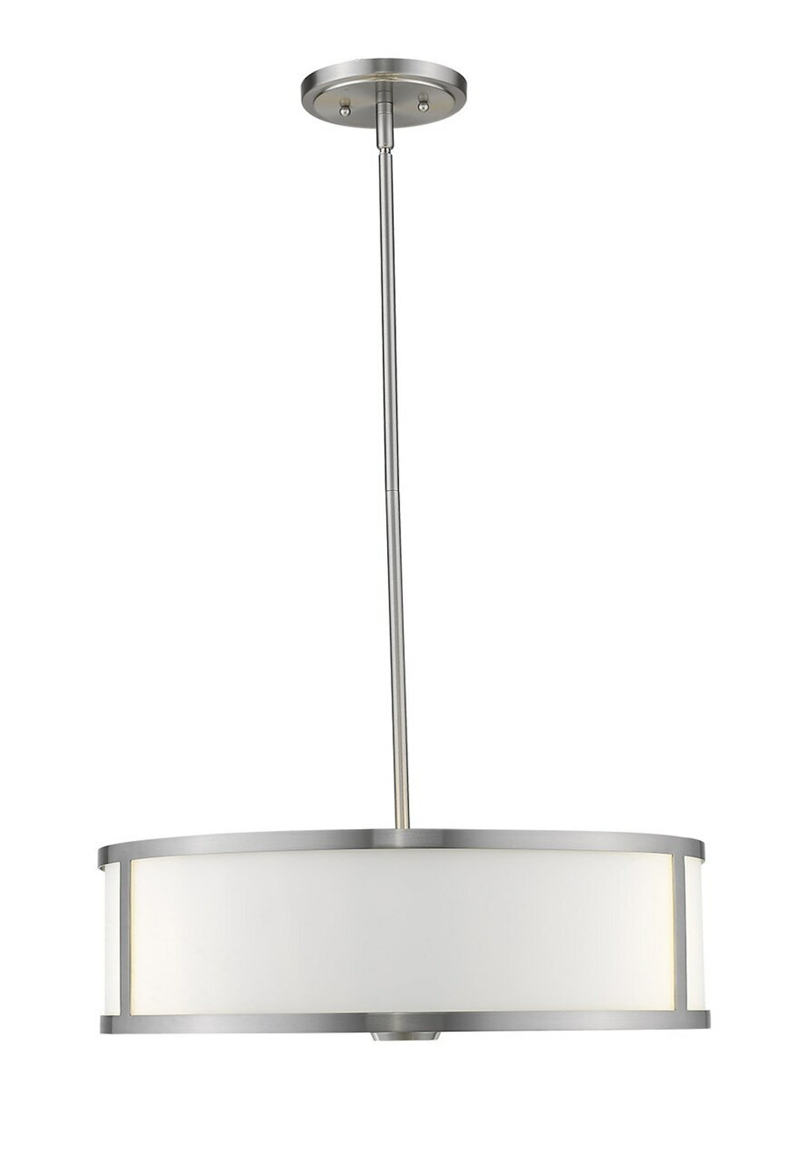 Panderio 3-Light 20" Nickel Pendant By Mirage Lighting-zoom-4