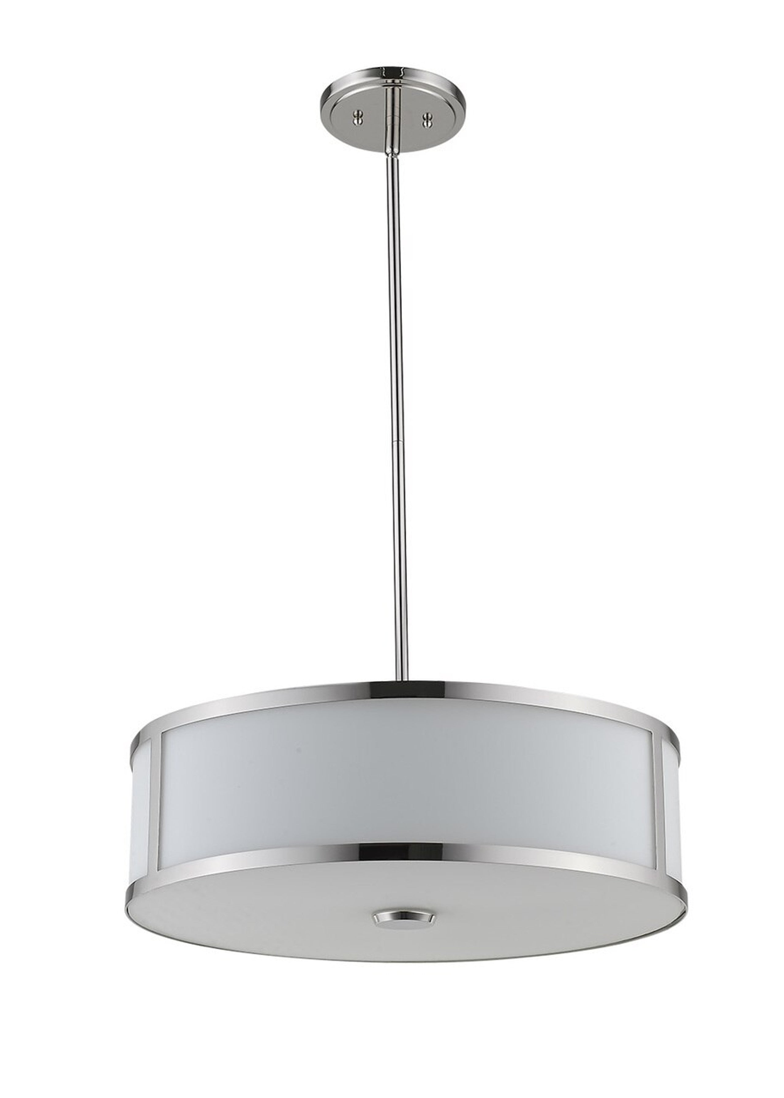 Panderio 3-Light 20" Nickel Pendant By Mirage Lighting-zoom-7