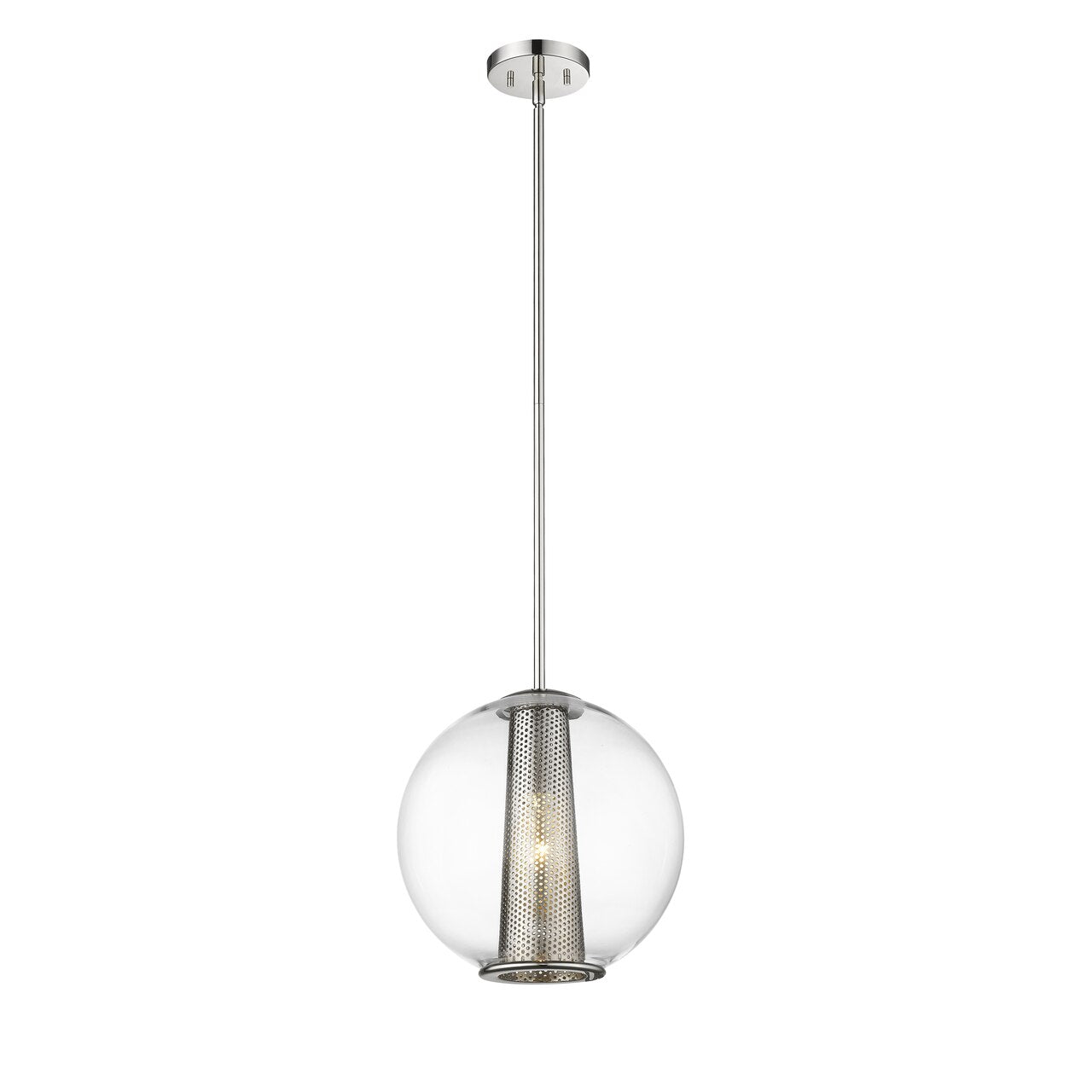 Cone 1-Light Pendant Polished Nickel-zoom-1