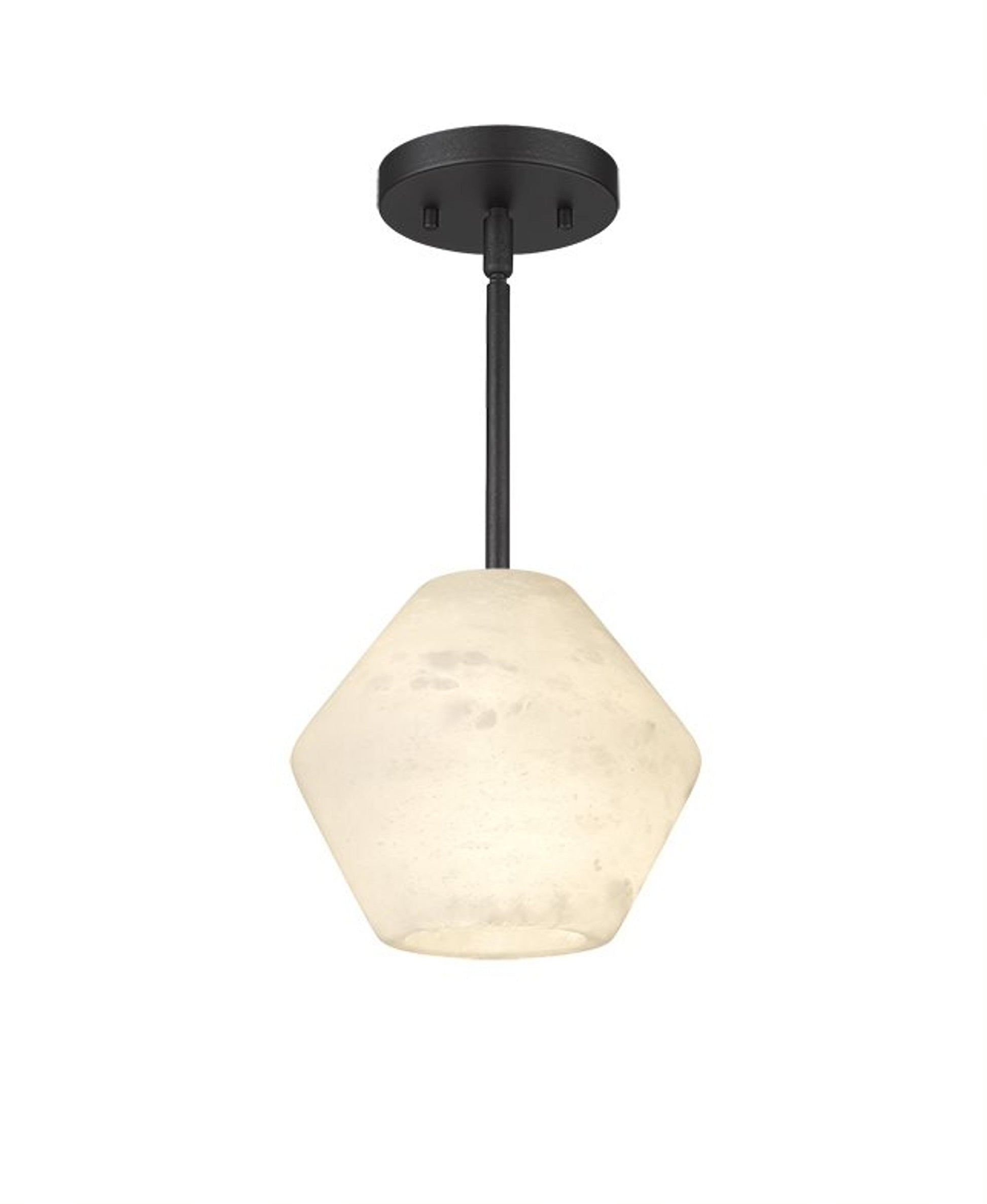 Barcelona 1-Light Hand Carved Alabaster Pendant Modition Lighting