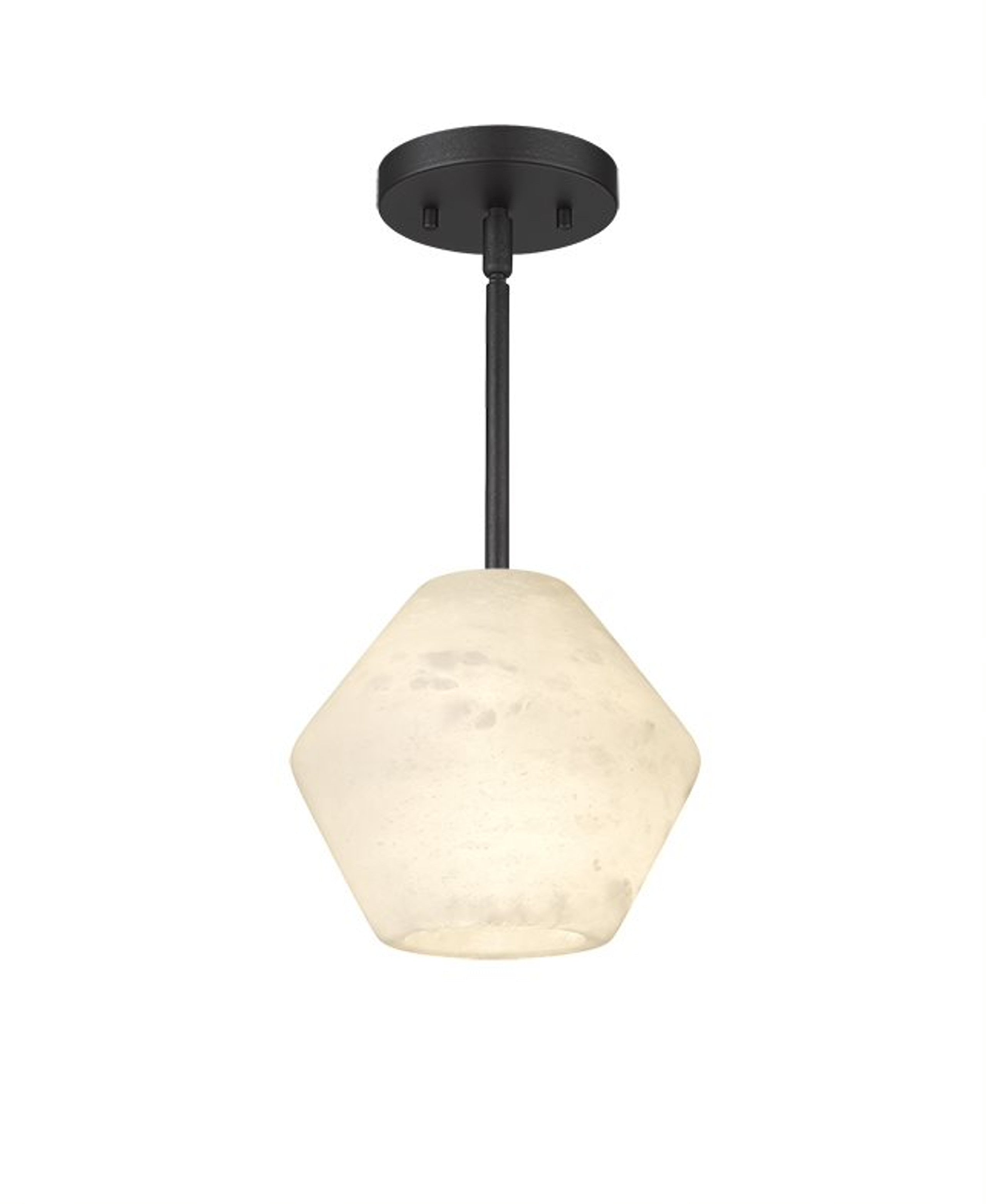 Barcelona 1-Light Hand Carved Alabaster Pendant Modition Lighting