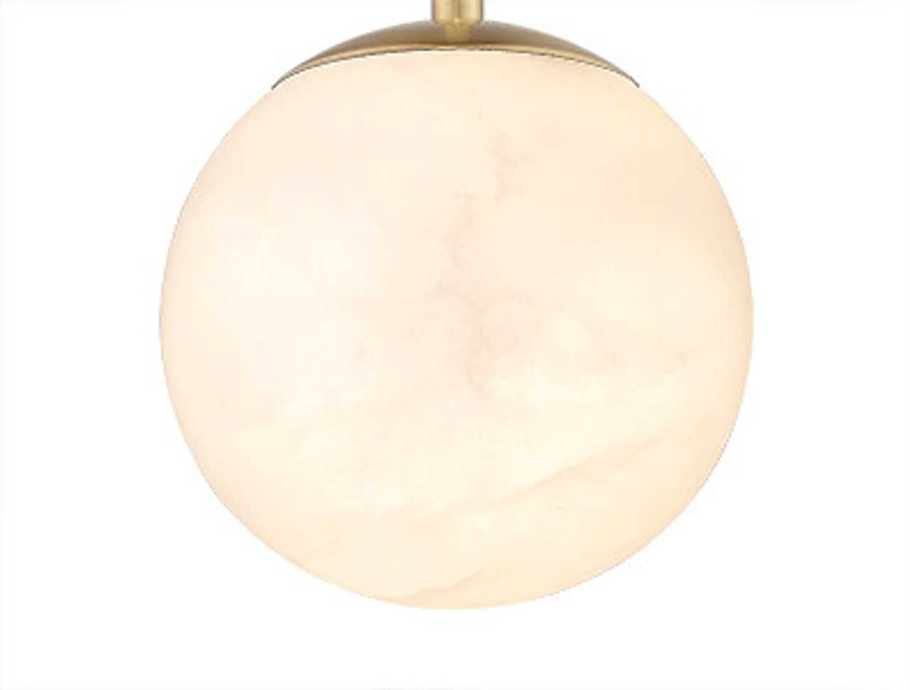 Moon 1-Light Hand Carved Alabaster Pendant By Modition Lighting Modition Lighting