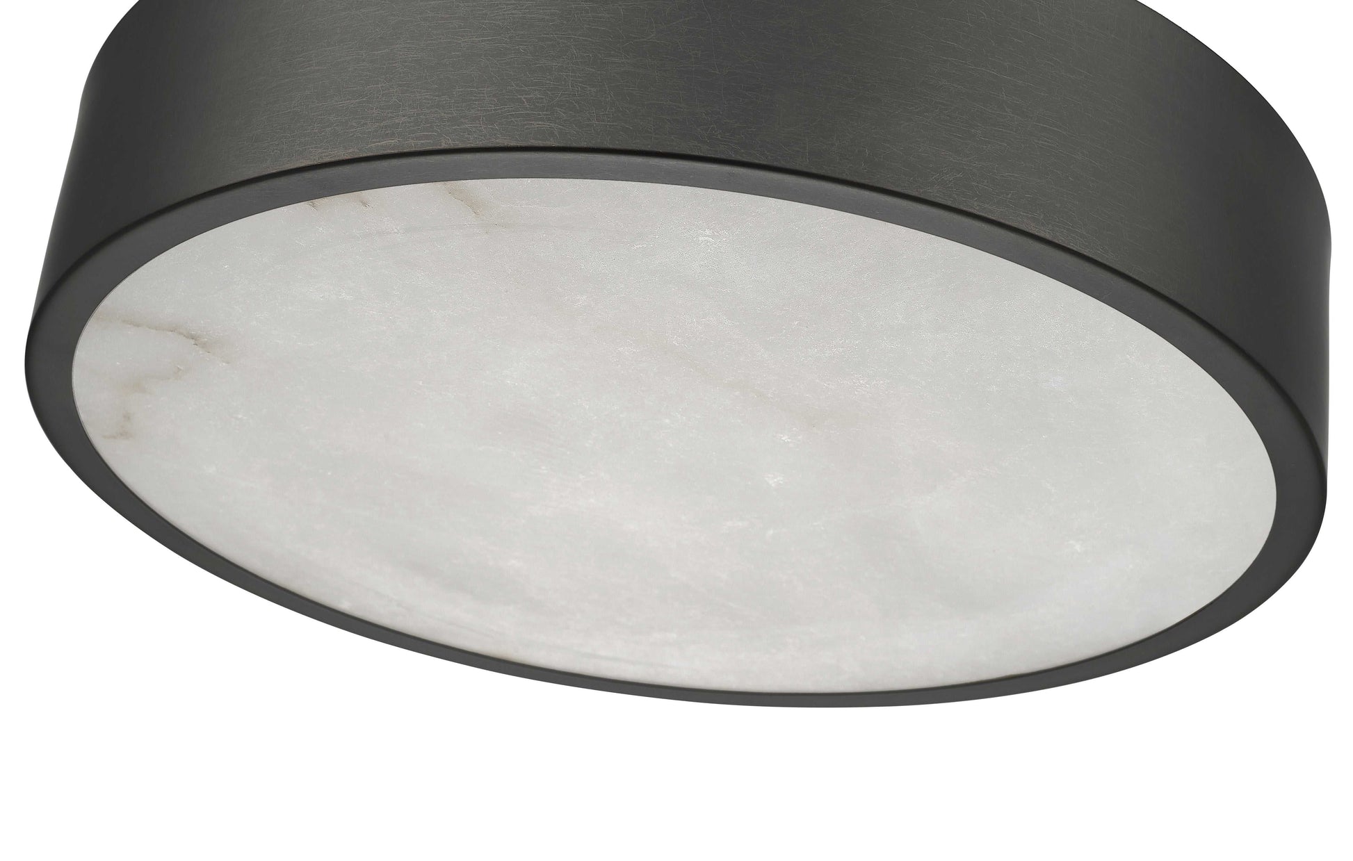 Piston 5-Light Black Pendant Spanish Alabaster Stone Diffuser Modition Lighting
