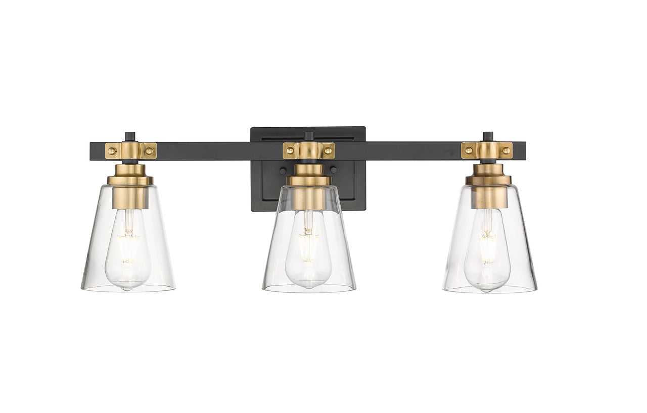 Senga 3 Light Bathroom Vanity Light by Mirage Lighting - available from The Lighting Shoppe, trusted by Canadian homeowners