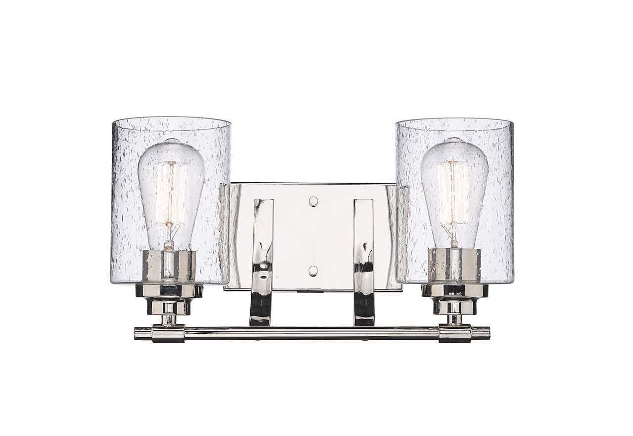 Lola 2 Light Bathroom Vanity Light by Mirage Lighting - available from The Lighting Shoppe, trusted by Canadian homeowners
