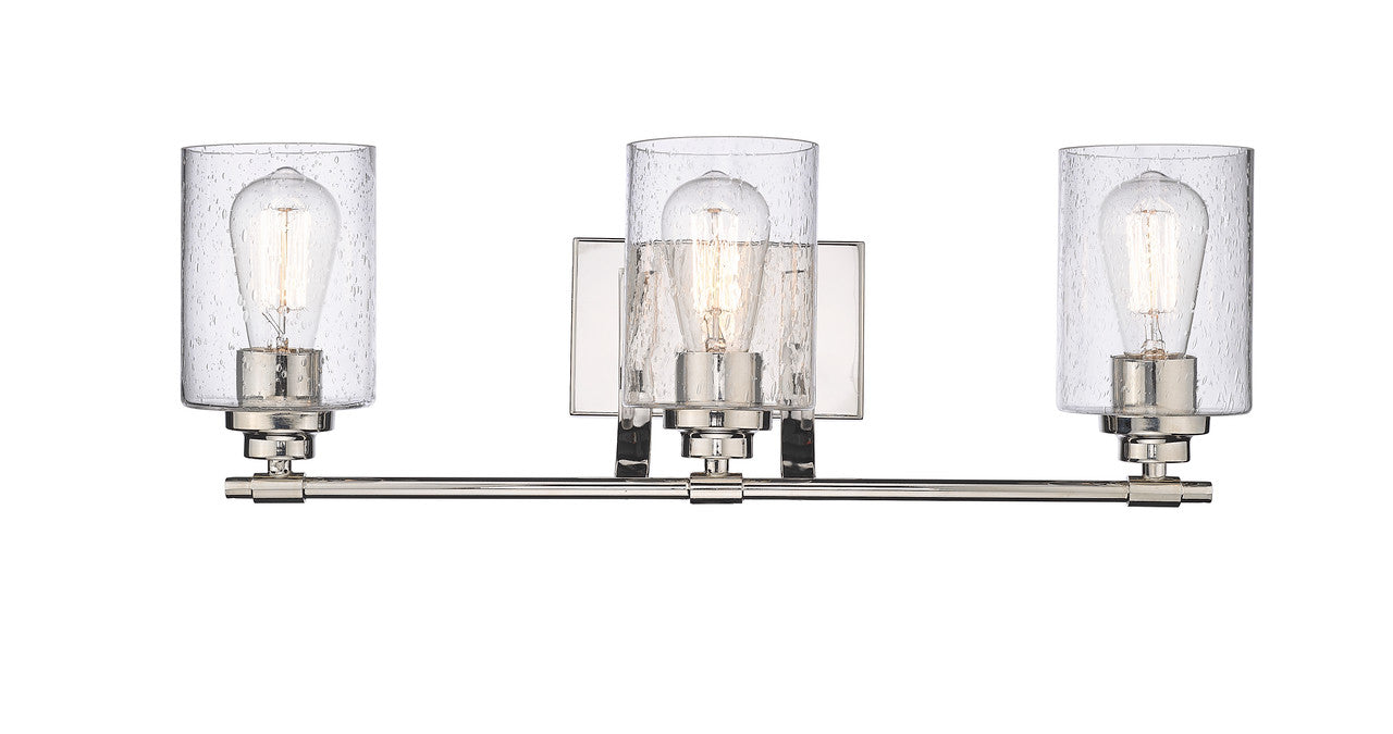 Lola 3 Light Bathroom Vanity Light by Mirage Lighting - available from The Lighting Shoppe, trusted by Canadian homeowners