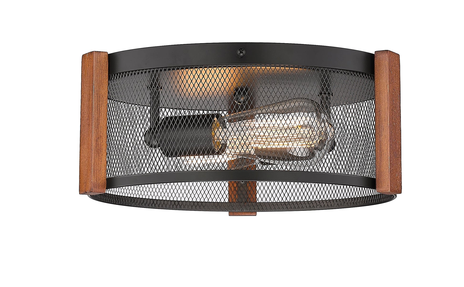 Britt 2-Light 12" Multi-Finish Flush Mount by Mirage Lighting-2