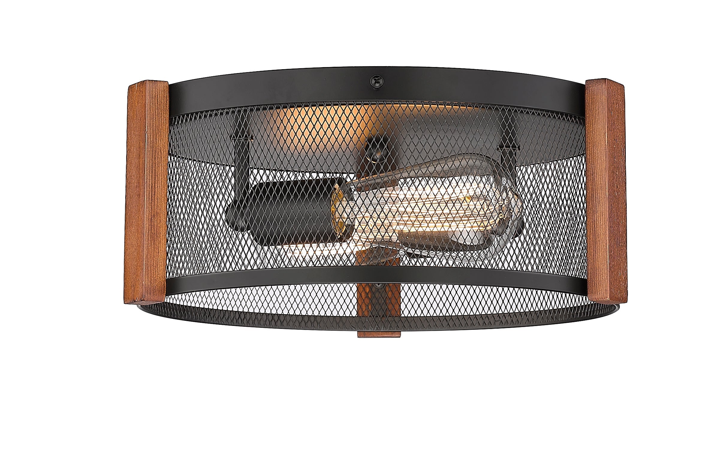 Britt 2-Light 12" Multi-Finish Flush Mount by Mirage Lighting-zoom-2