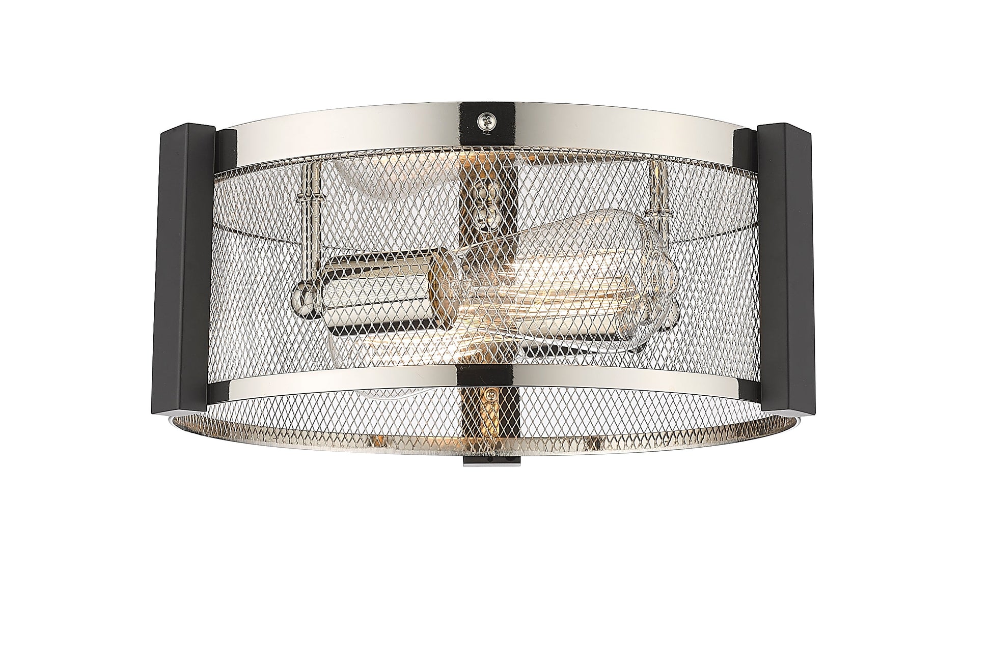 Britt 2-Light 12" Multi-Finish Flush Mount by Mirage Lighting-9