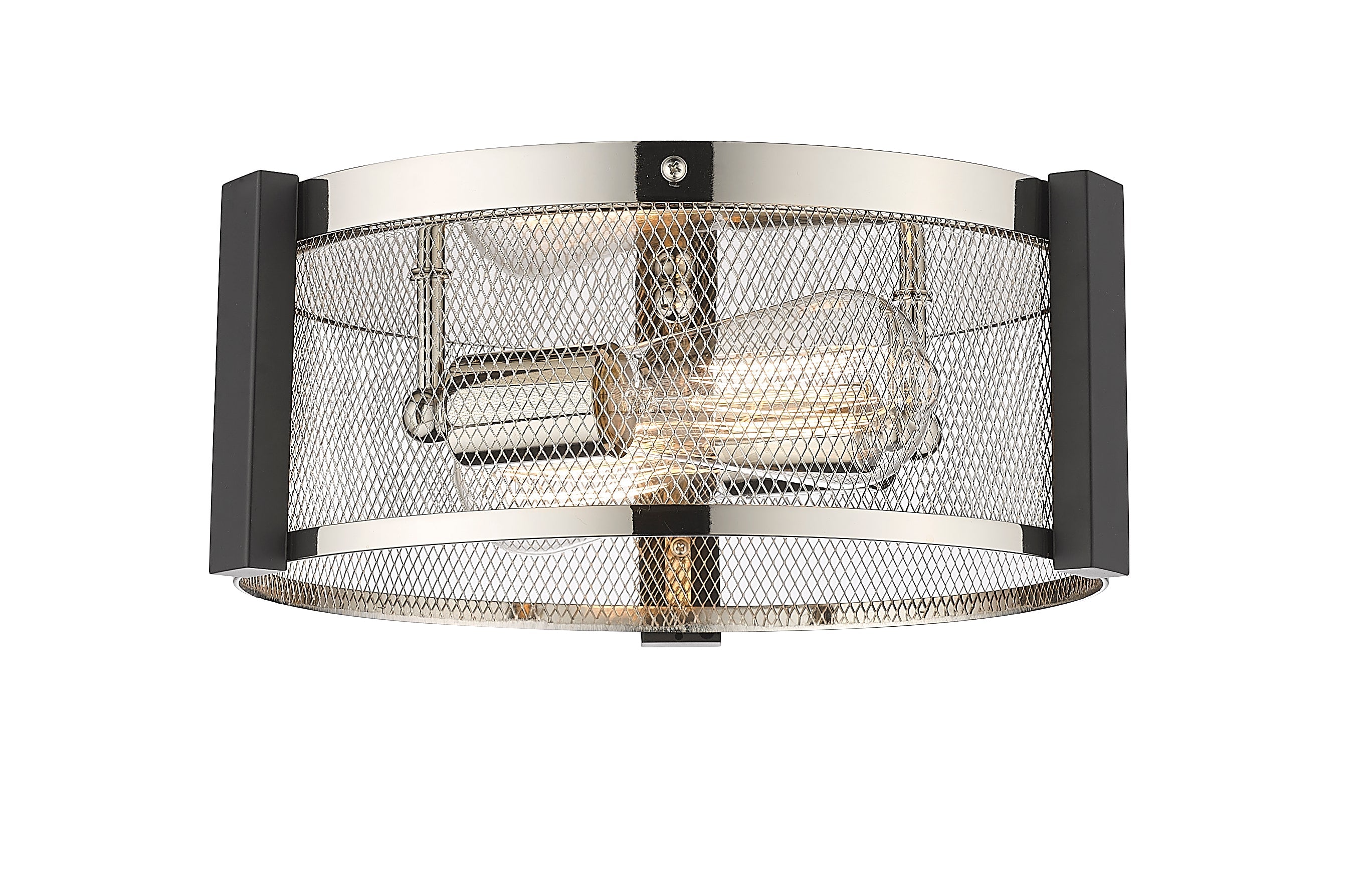 Britt 2-Light 12" Multi-Finish Flush Mount by Mirage Lighting-zoom-9