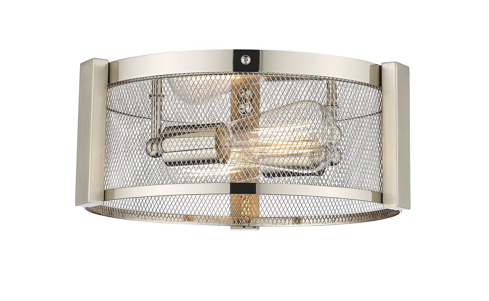 Britt 2-Light 12" Multi-Finish Flush Mount by Mirage Lighting-11