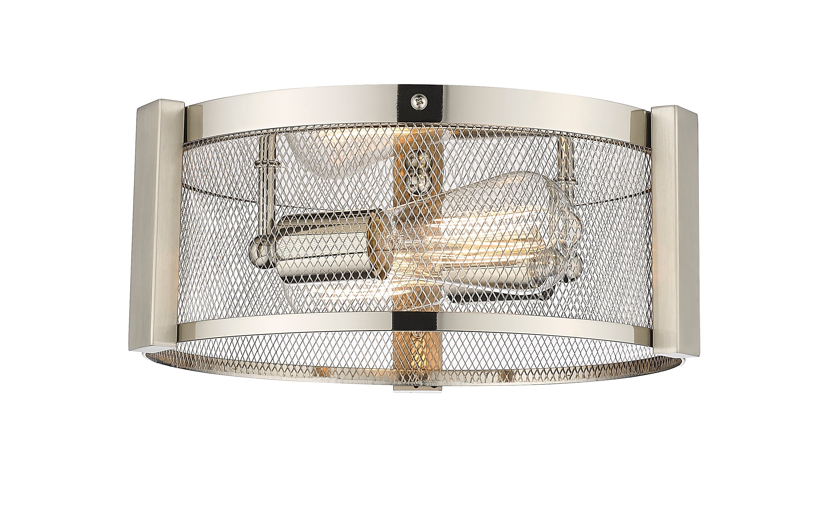 Britt 2-Light 12" Multi-Finish Flush Mount by Mirage Lighting-zoom-11