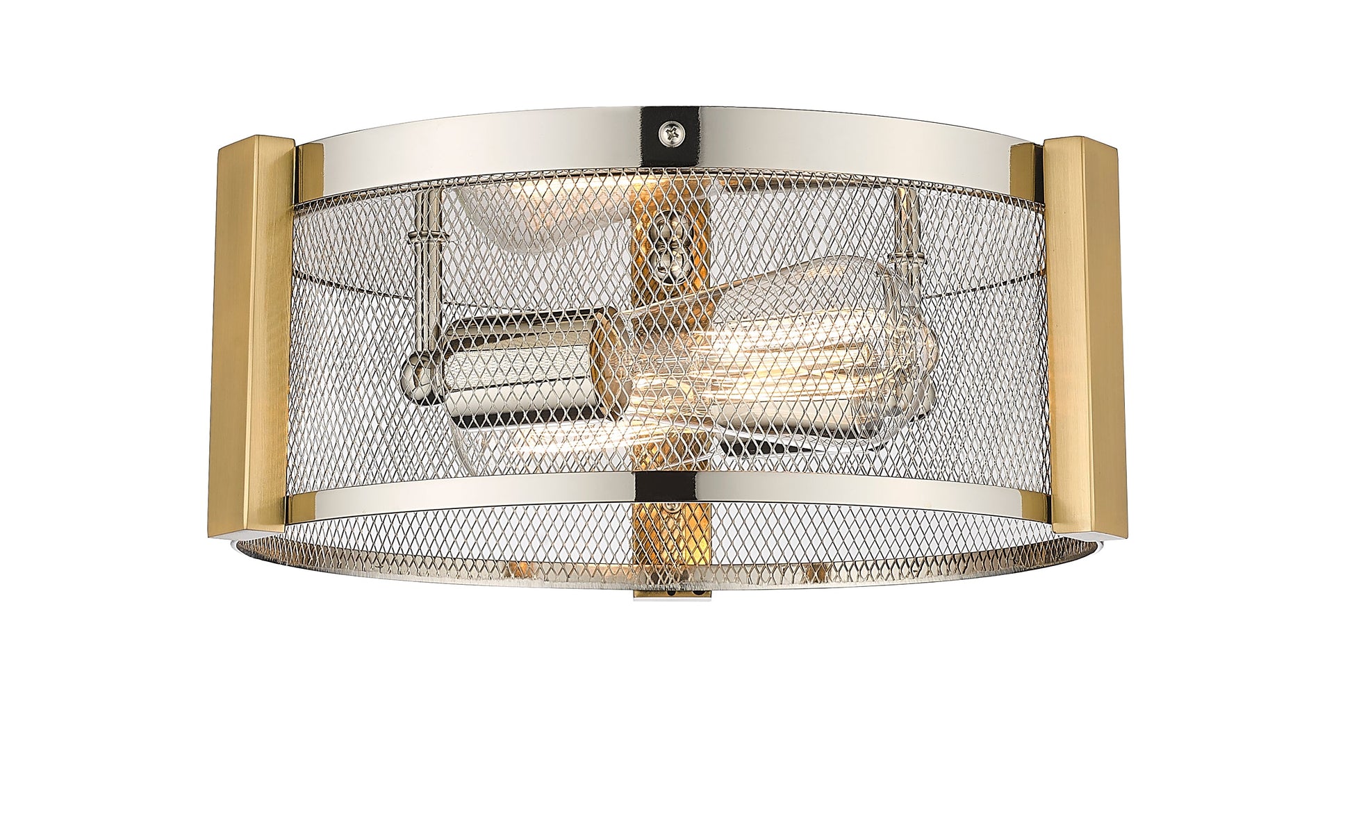 Britt 2-Light 12" Multi-Finish Flush Mount by Mirage Lighting-8