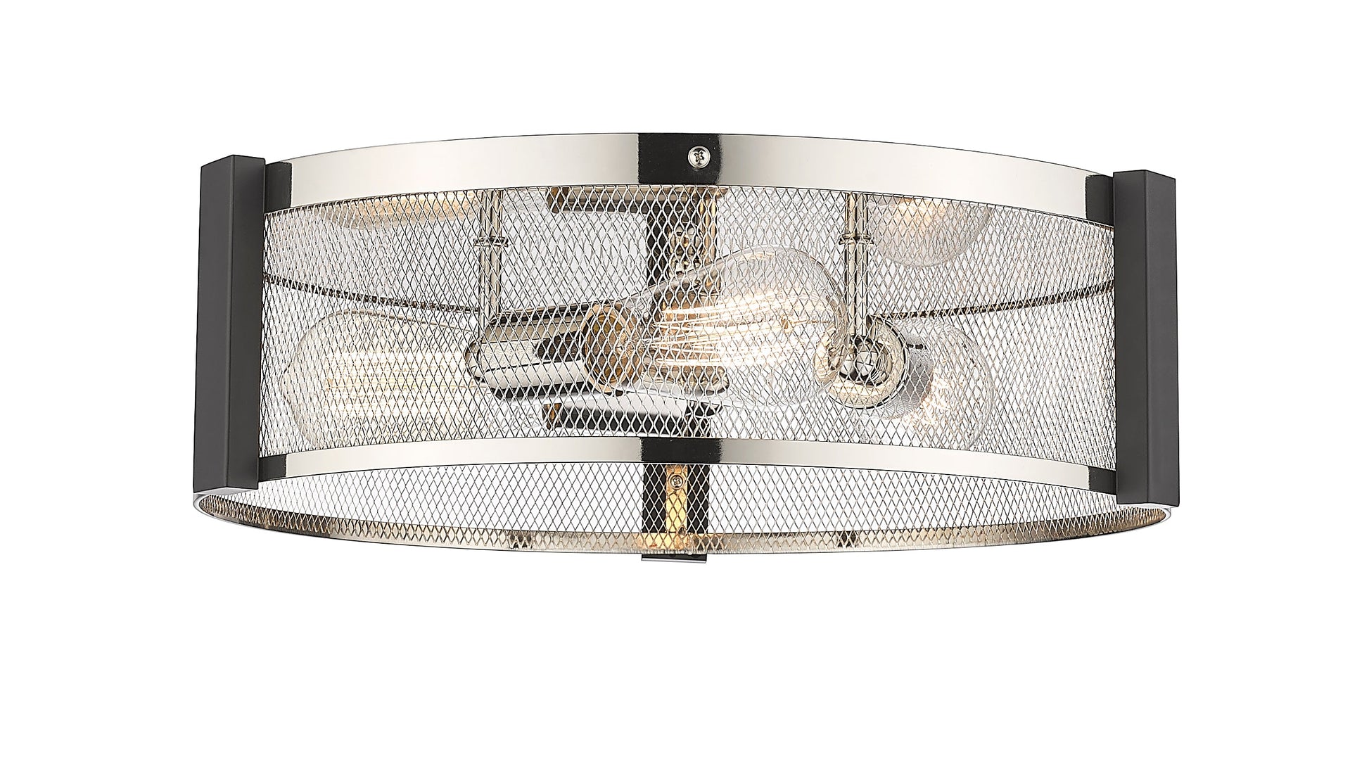 Britt 3-Light 16" Multi-Finish Flush Mount by Mirage Lighting-9