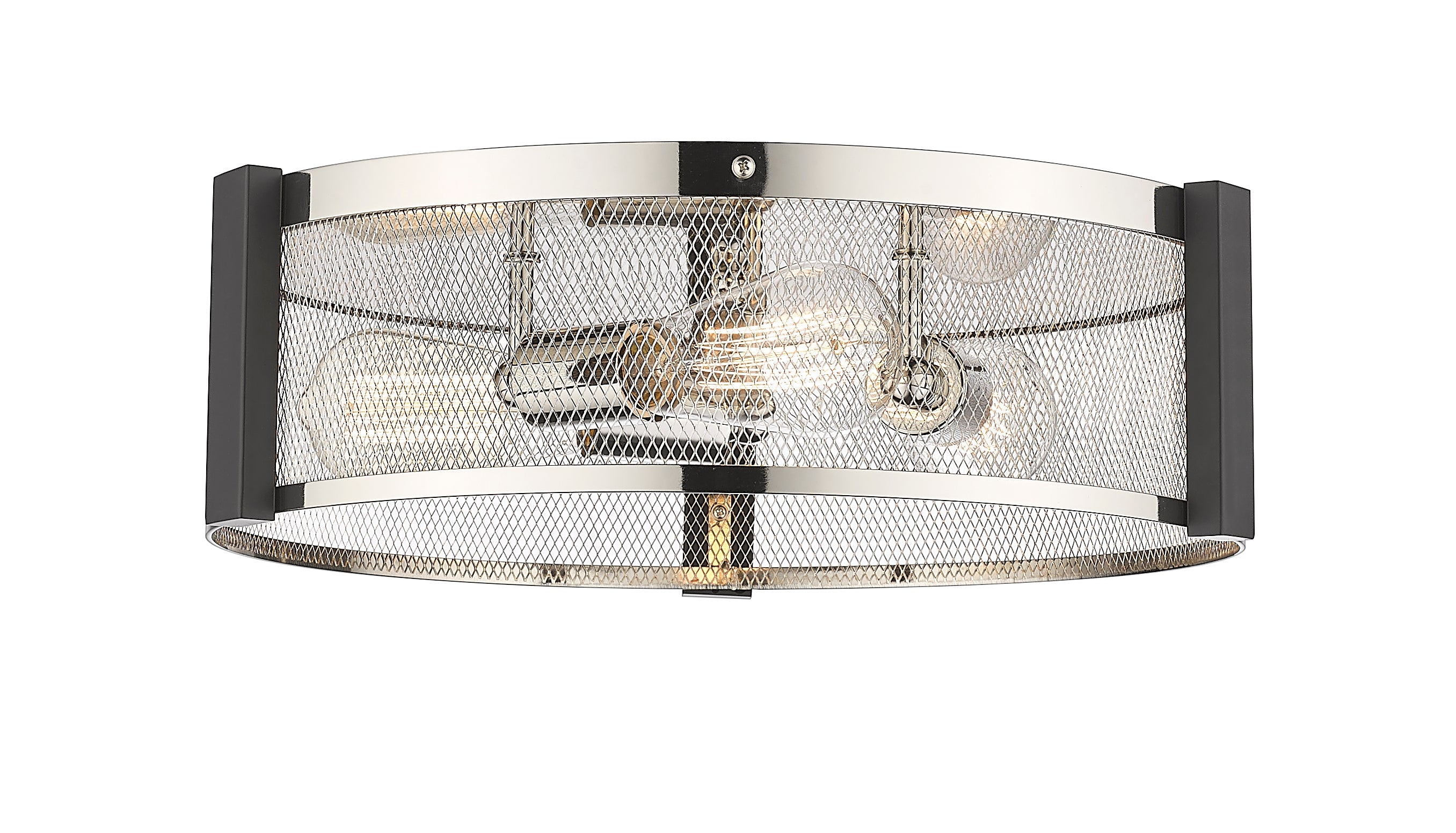Britt 3-Light 16" Multi-Finish Flush Mount by Mirage Lighting-zoom-9