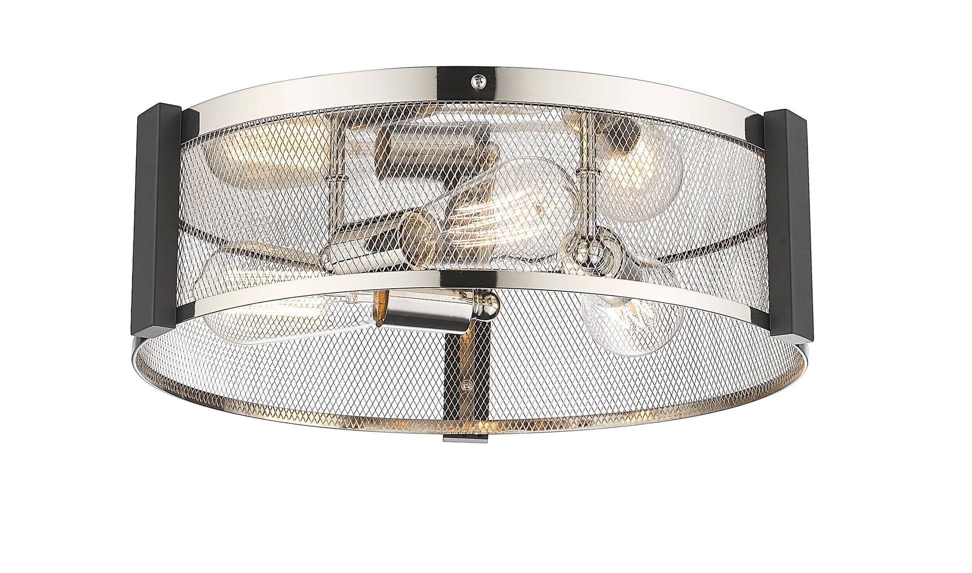 Britt 3-Light 16" Multi-Finish Flush Mount by Mirage Lighting-10