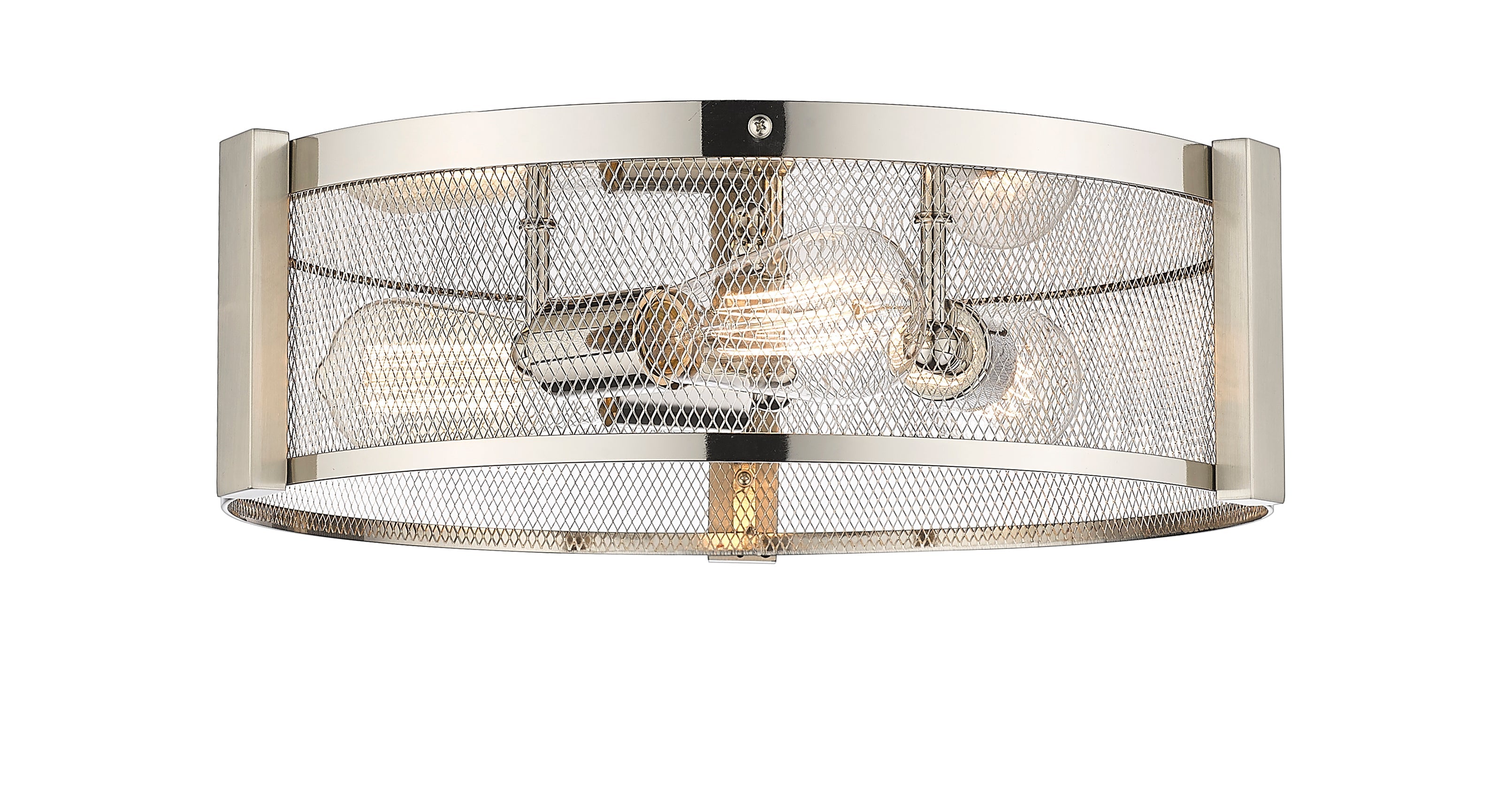 Britt 3-Light 16" Multi-Finish Flush Mount by Mirage Lighting-zoom-7
