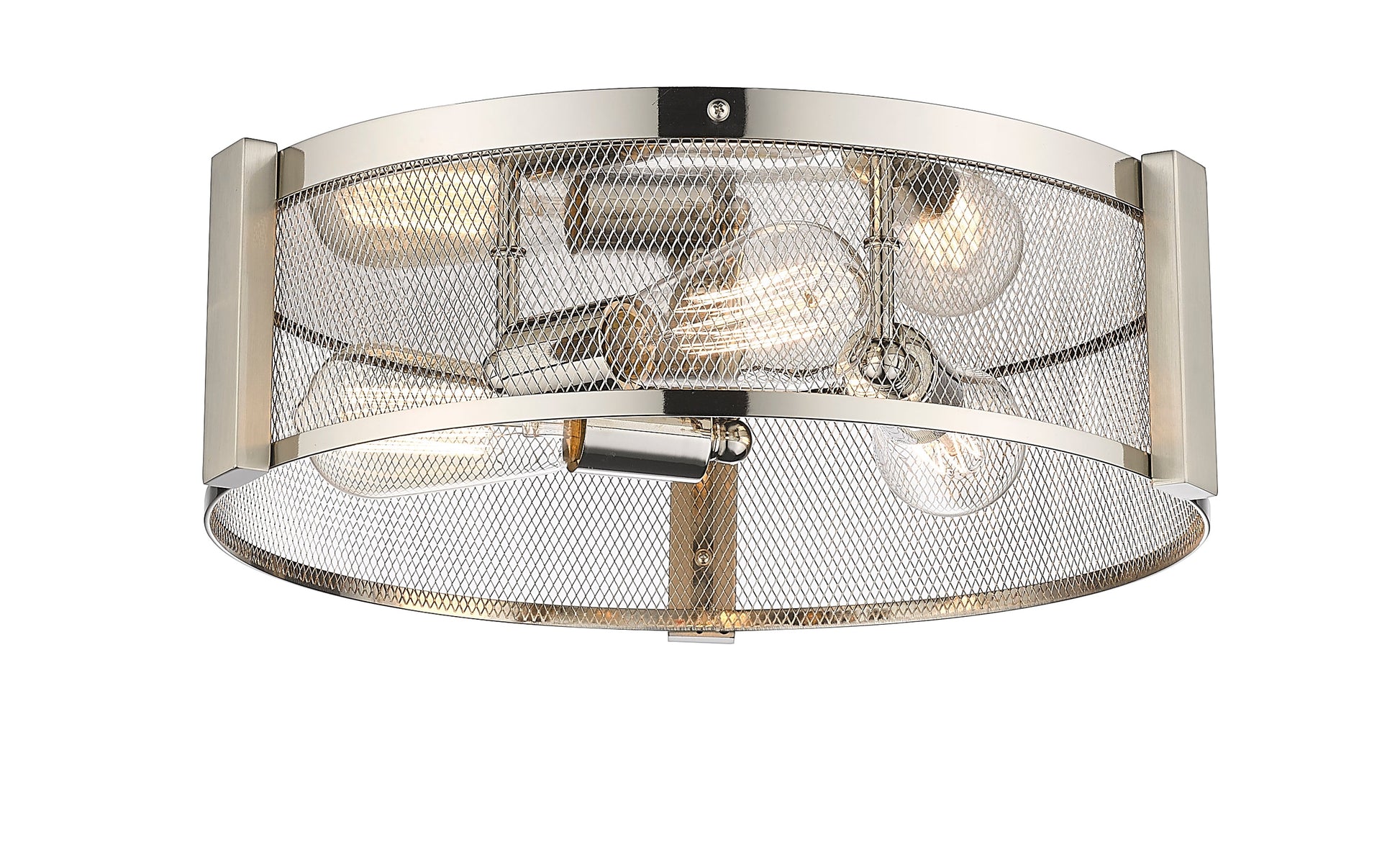 Britt 3-Light 16" Multi-Finish Flush Mount by Mirage Lighting-12