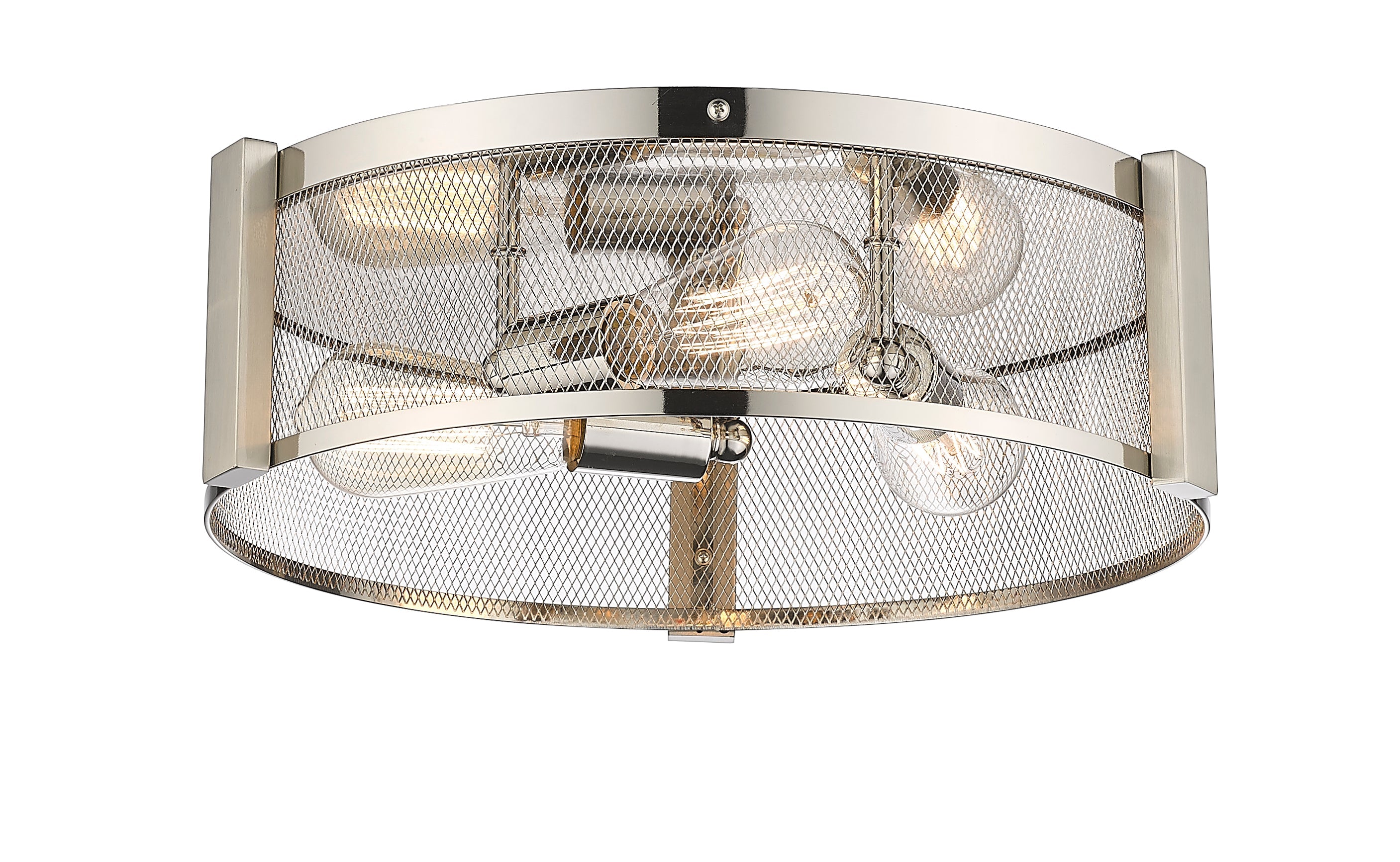 Britt 3-Light 16" Multi-Finish Flush Mount by Mirage Lighting-zoom-12