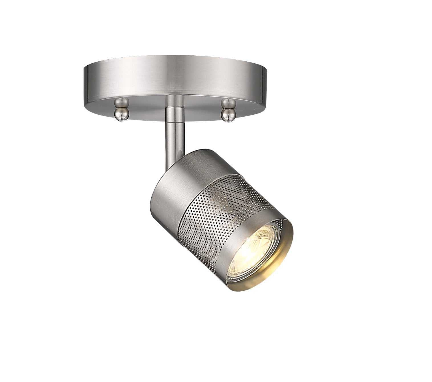 Peek Spot Light in Brushed Nickel Mirage Lighting