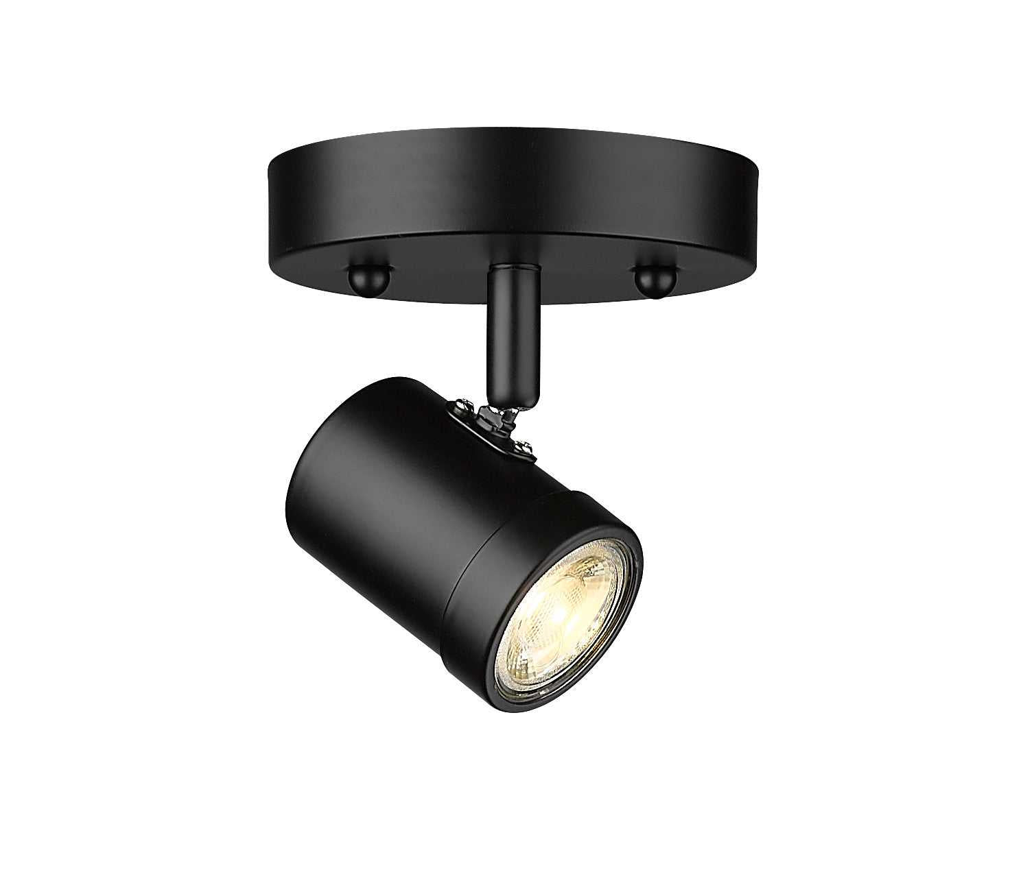 Spot-On Single Light Multi-Finish Black Track Mirage Lighting