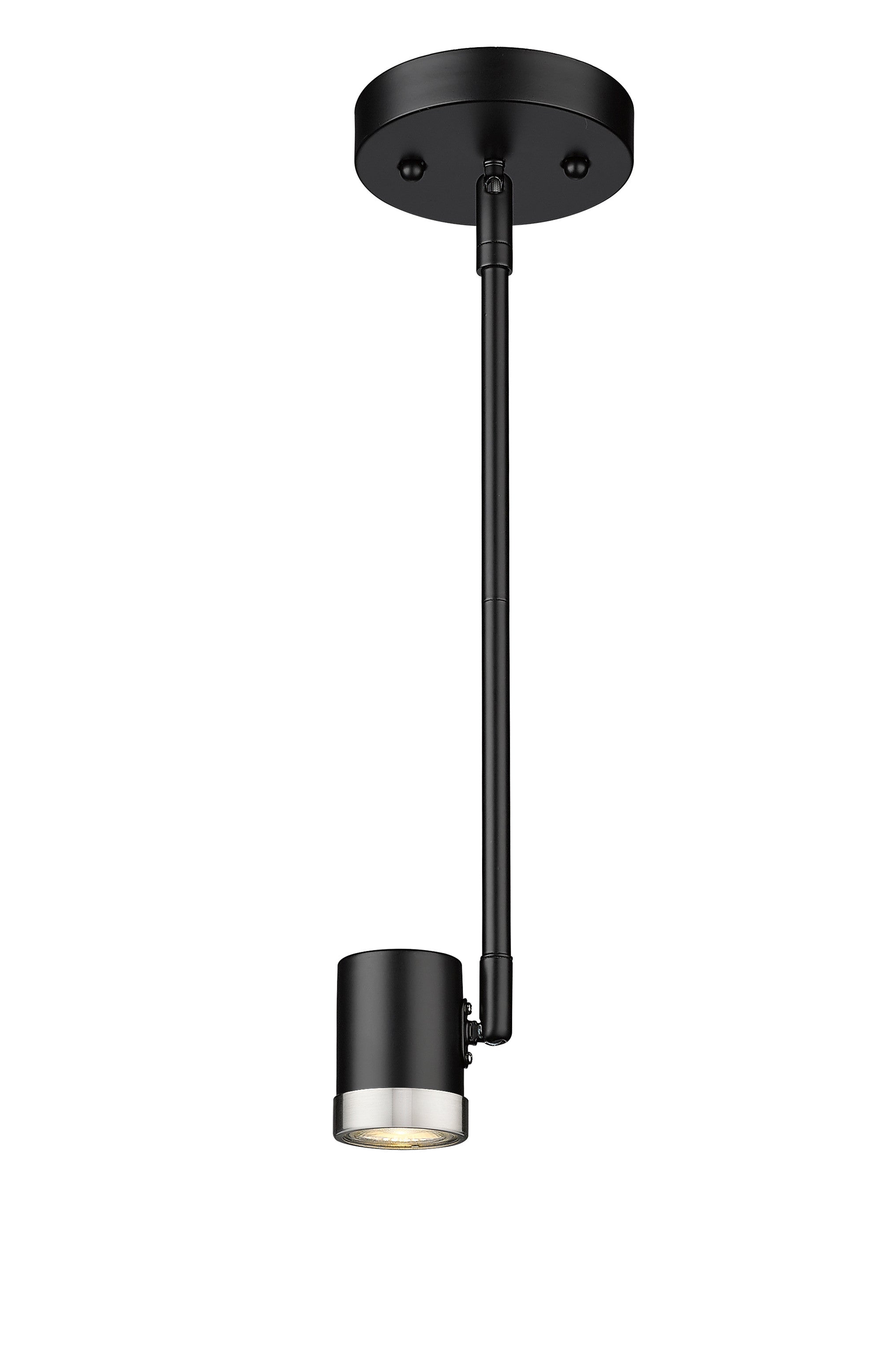 Spot-On Single Light Multi-Finish Black Track Mirage Lighting