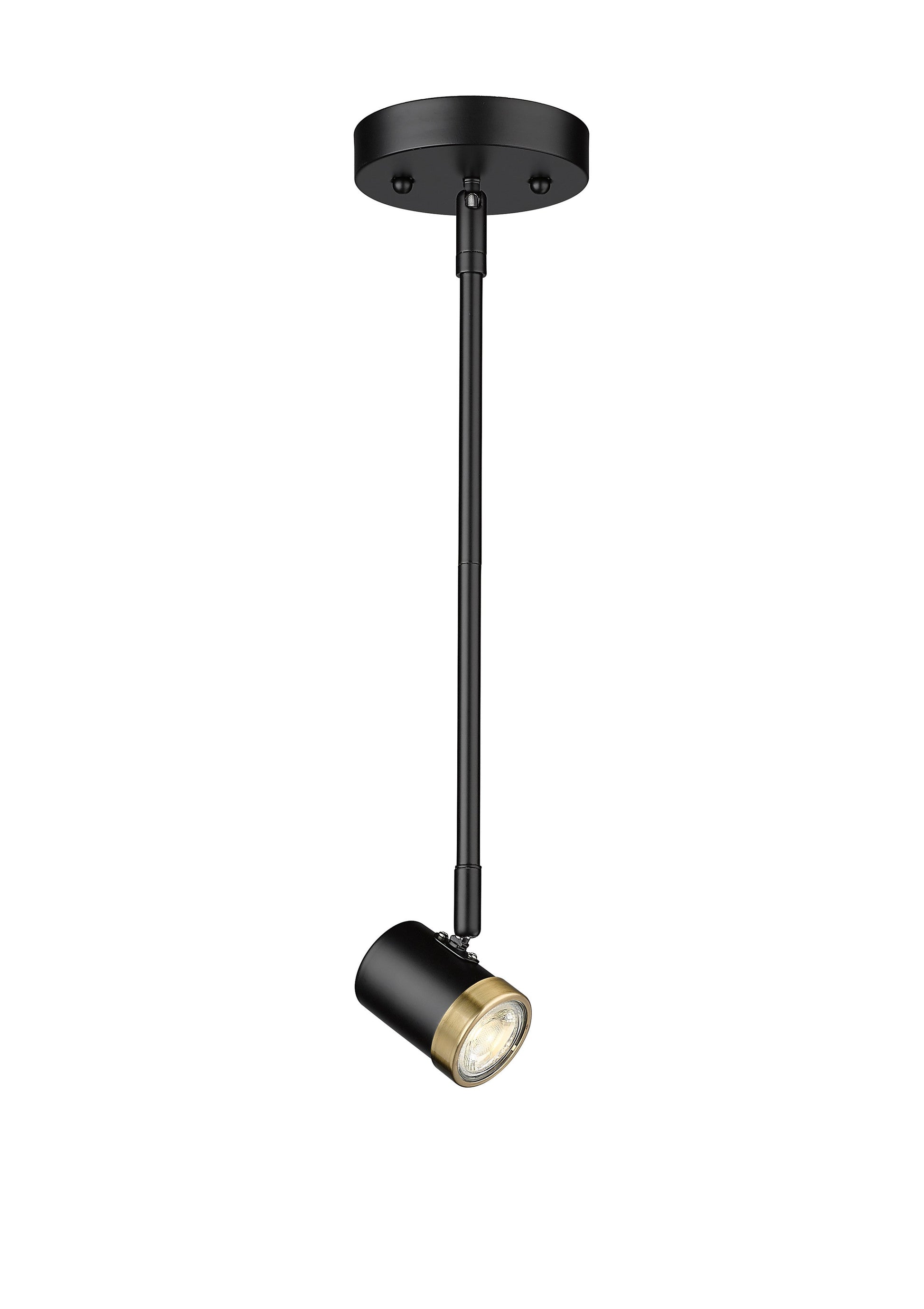 Spot-On Single Light Multi-Finish Black Track Mirage Lighting