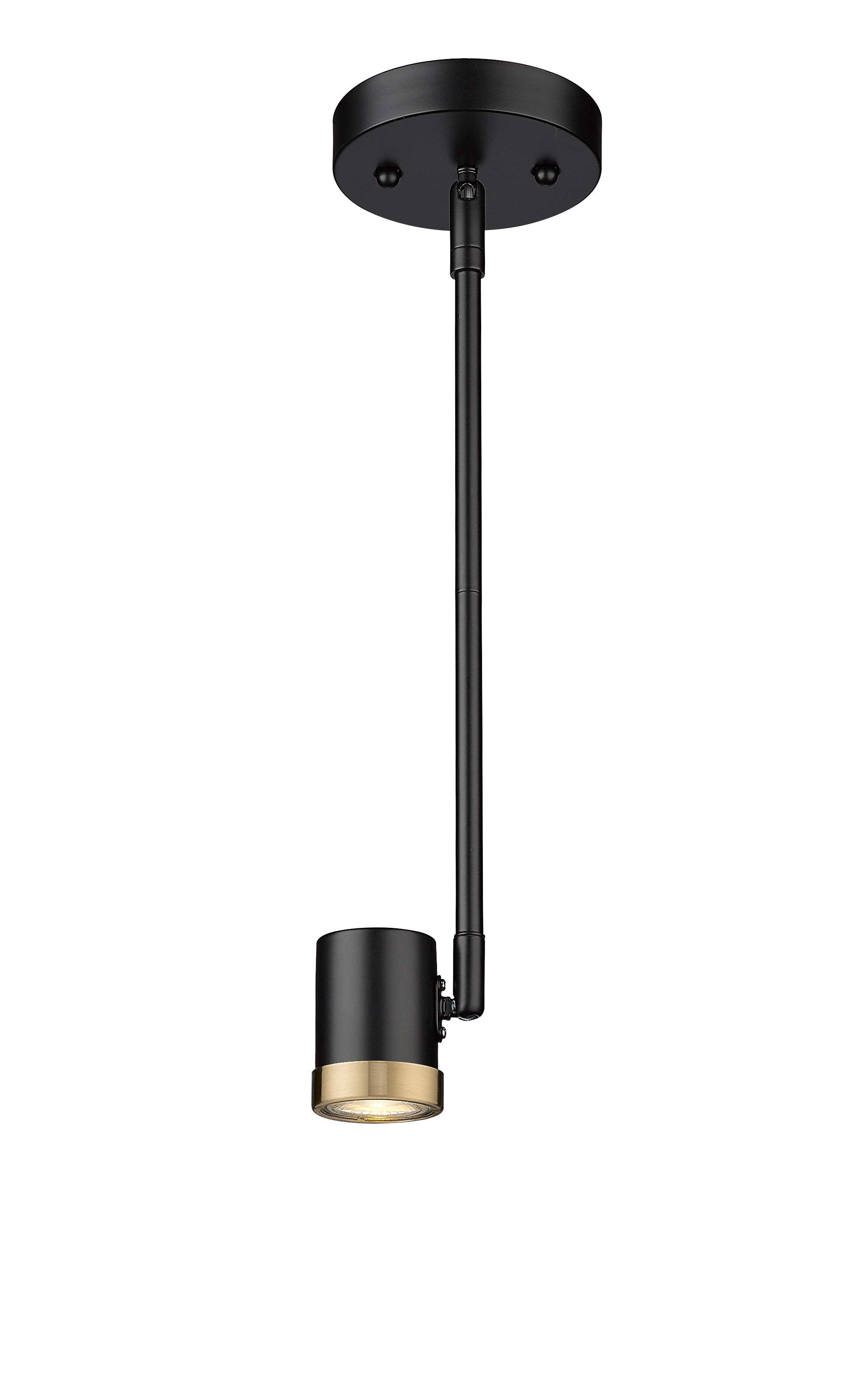Spot-On Single Light Multi-Finish Black Track Mirage Lighting
