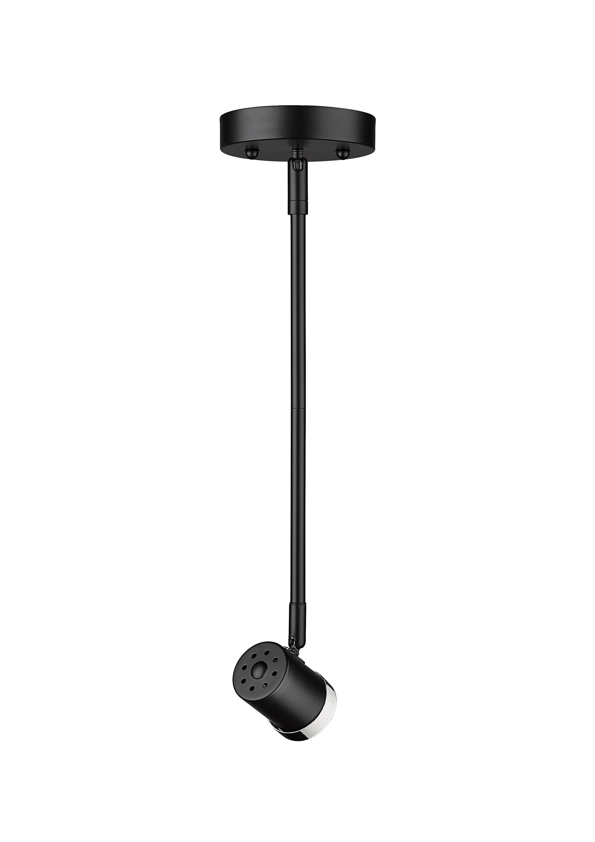 Spot-On Single Light Multi-Finish Black Track Mirage Lighting