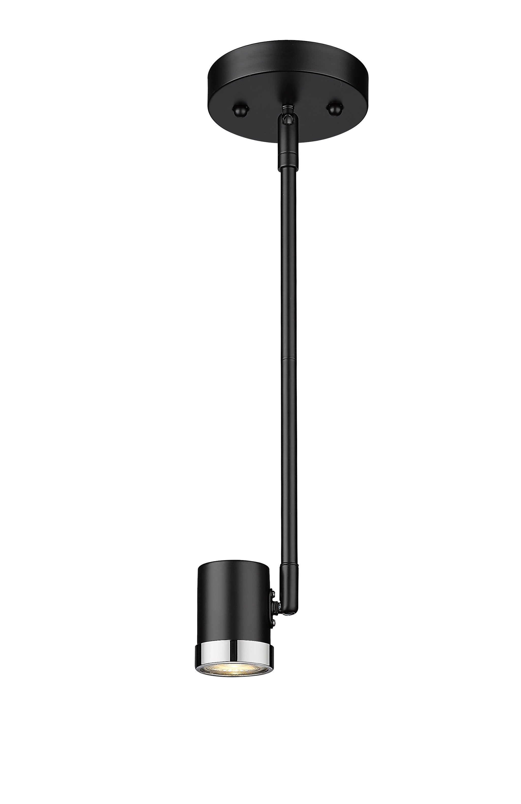 Spot-On Single Light Multi-Finish Black Track Mirage Lighting