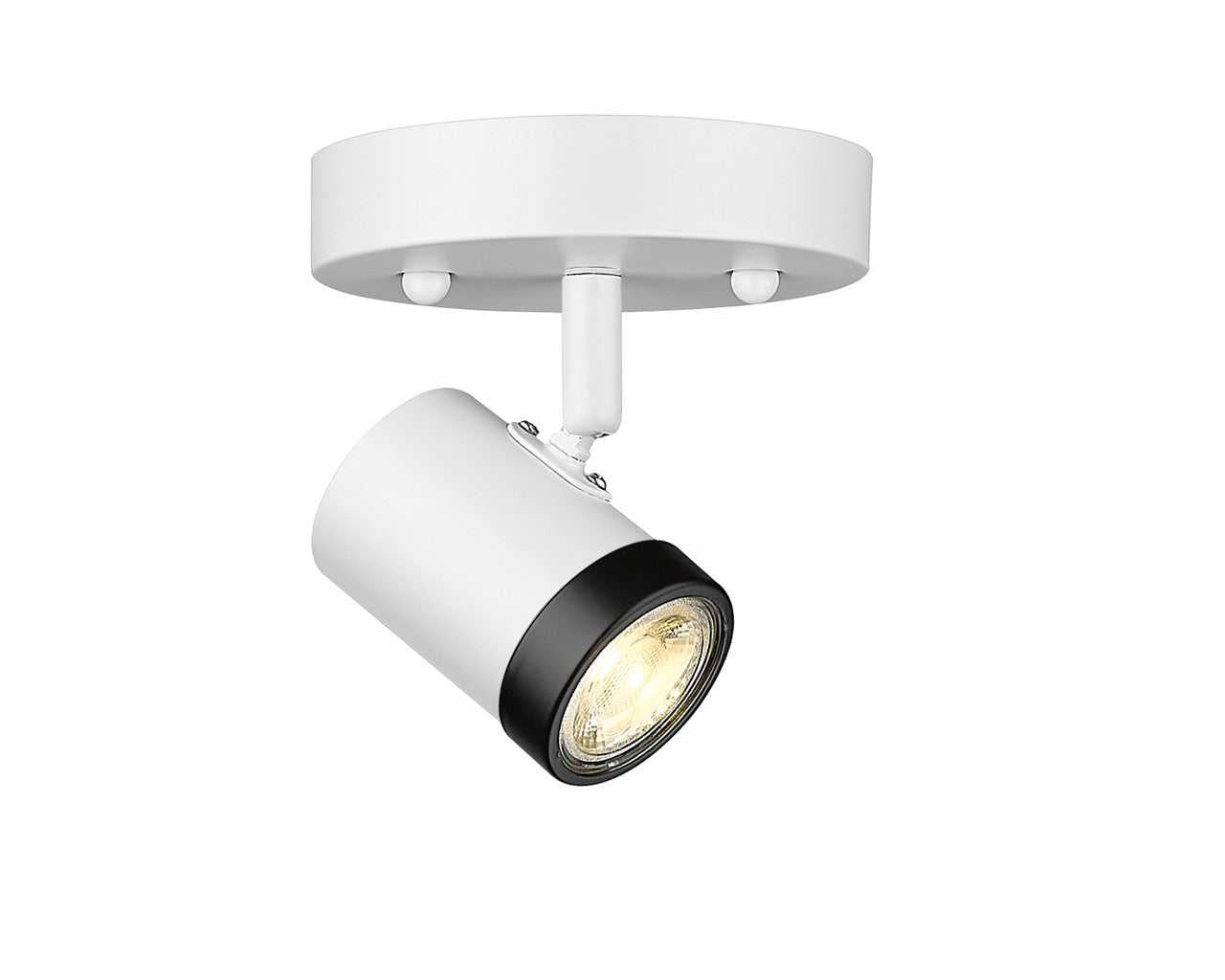 Spot-On Single Light Multi-Finish White Track Mirage Lighting