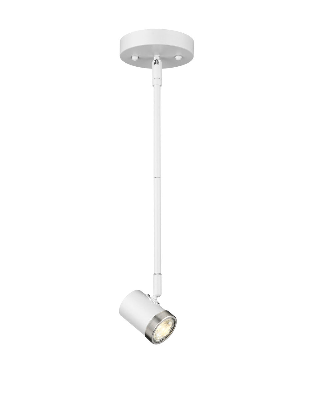 Spot-On Single Light Multi-Finish White Track Mirage Lighting
