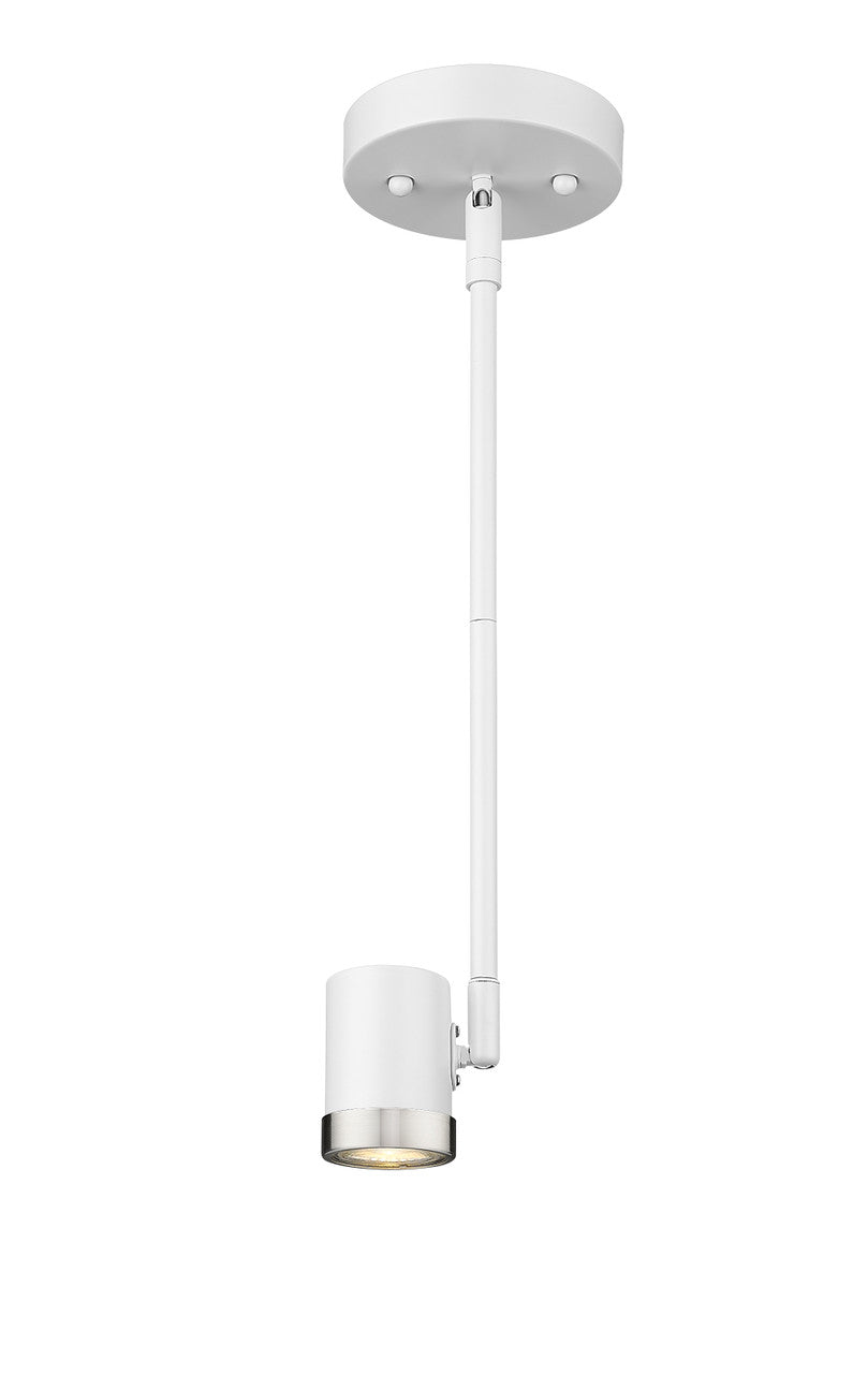 Spot-On Single Light Multi-Finish White Track Mirage Lighting