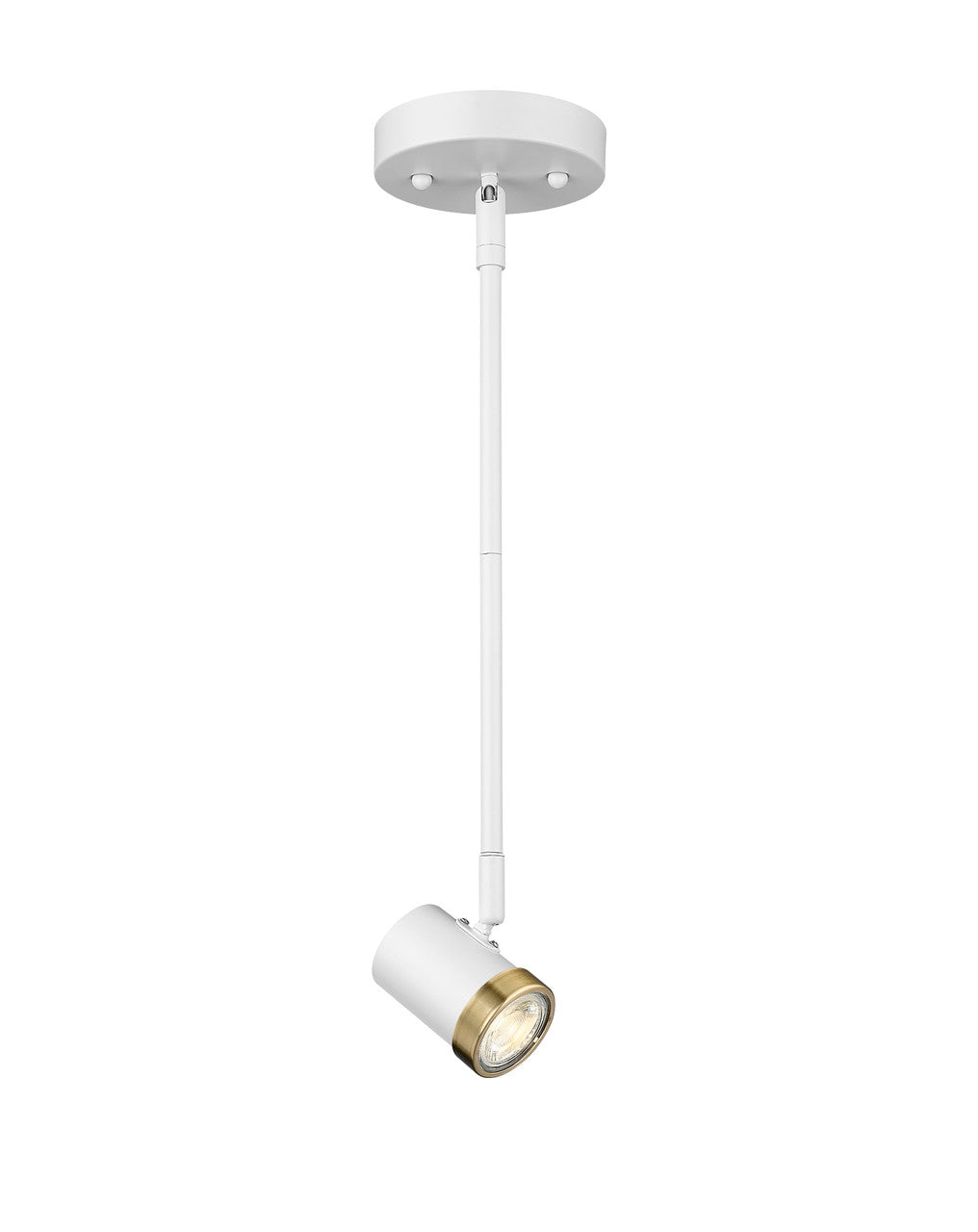 Spot-On Single Light Multi-Finish White Track Mirage Lighting